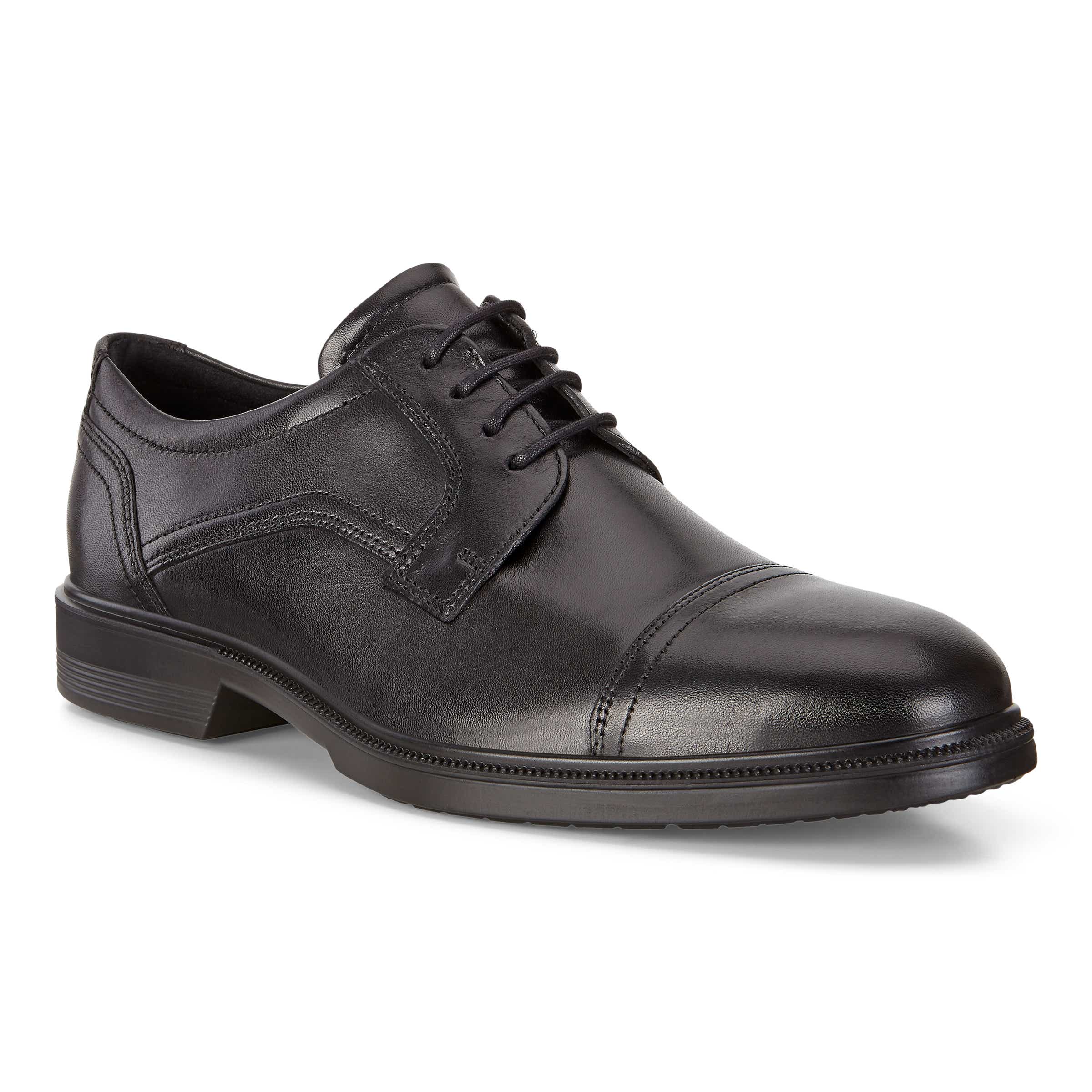ECCO Lisbon Cap Toe Tie - Black - Main