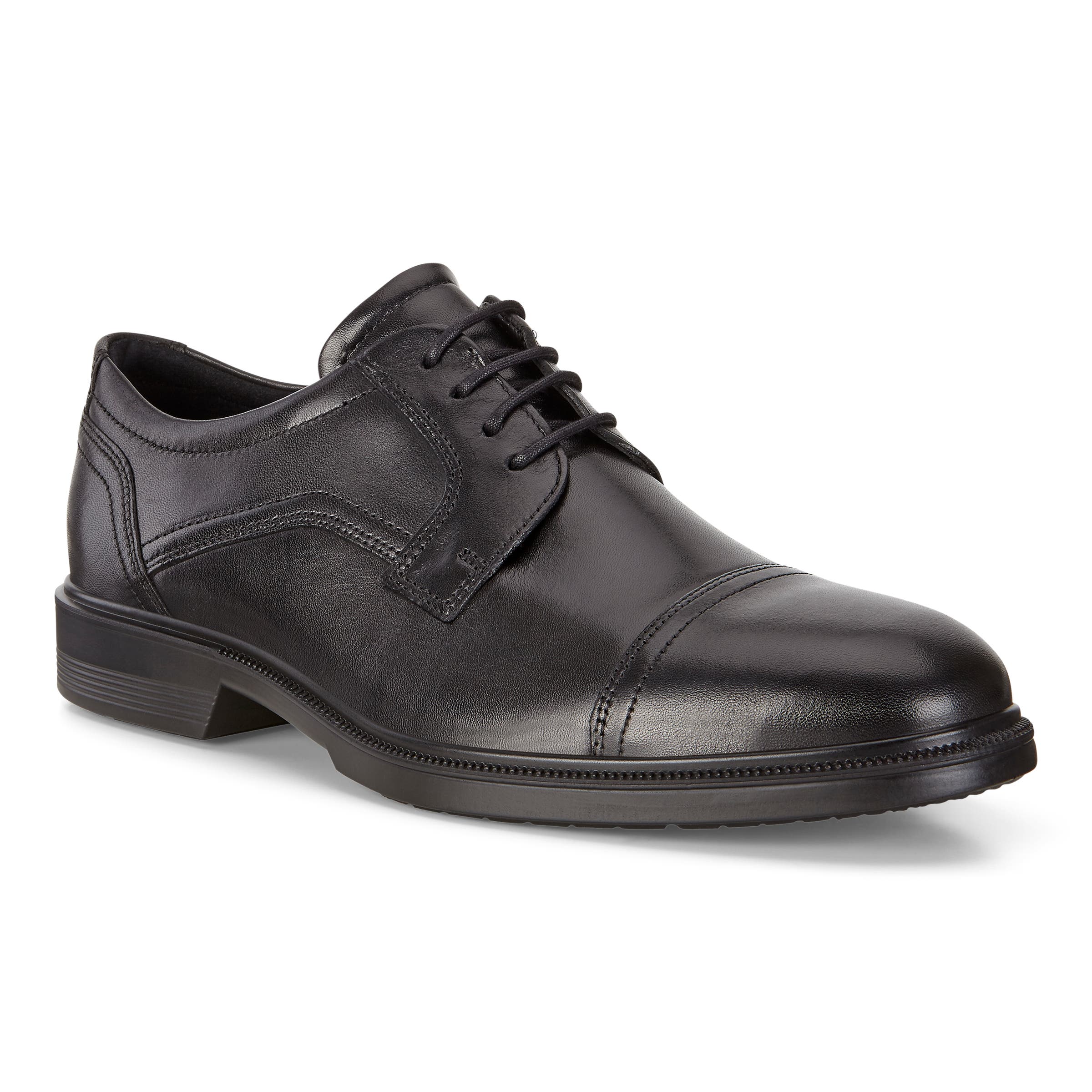 ECCO Lisbon Cap Toe Tie - Black - Main