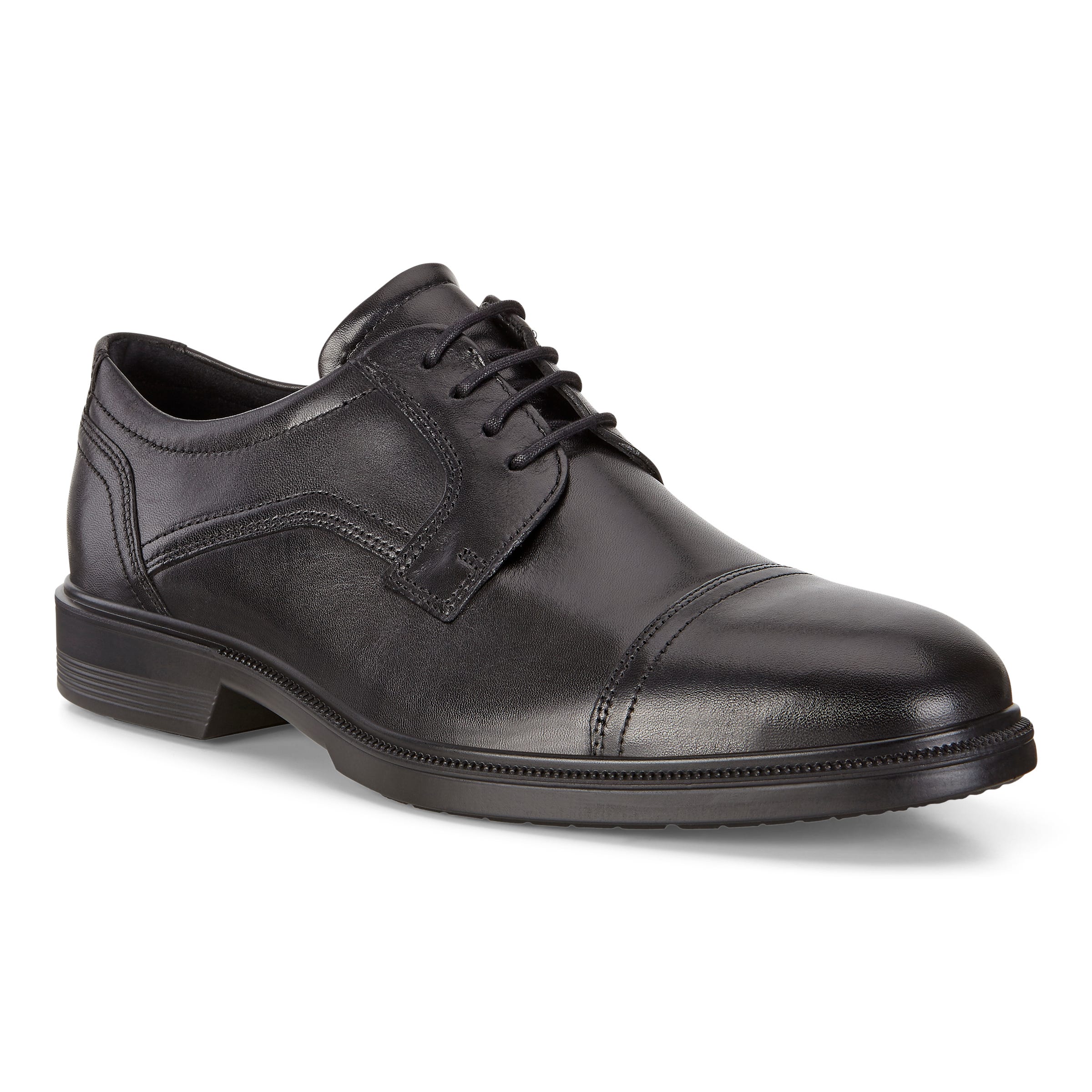 ECCO Lisbon Cap Toe Tie - Black - Main