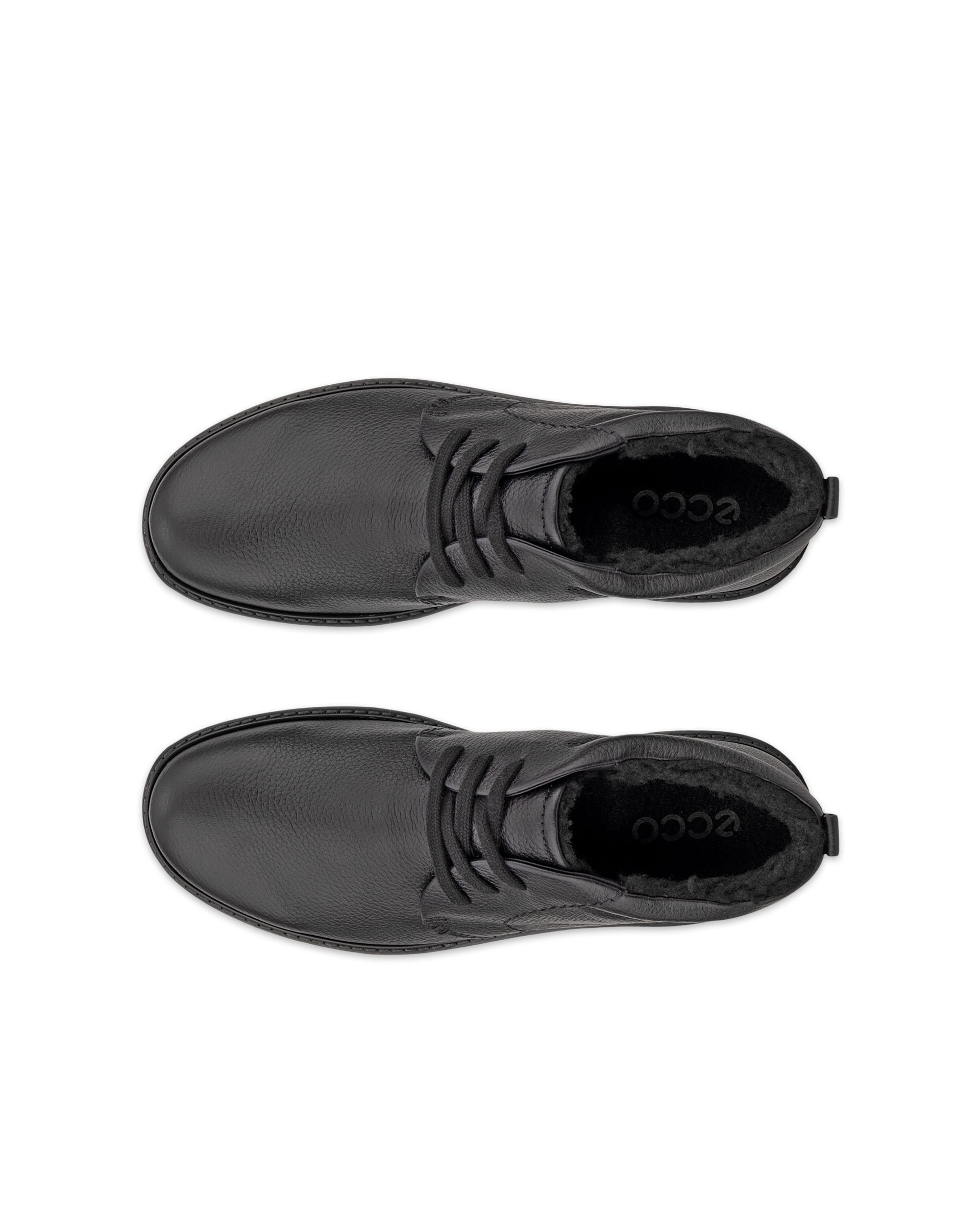 ECCO Men Turn Waterproof Boot - Black - Top left pair