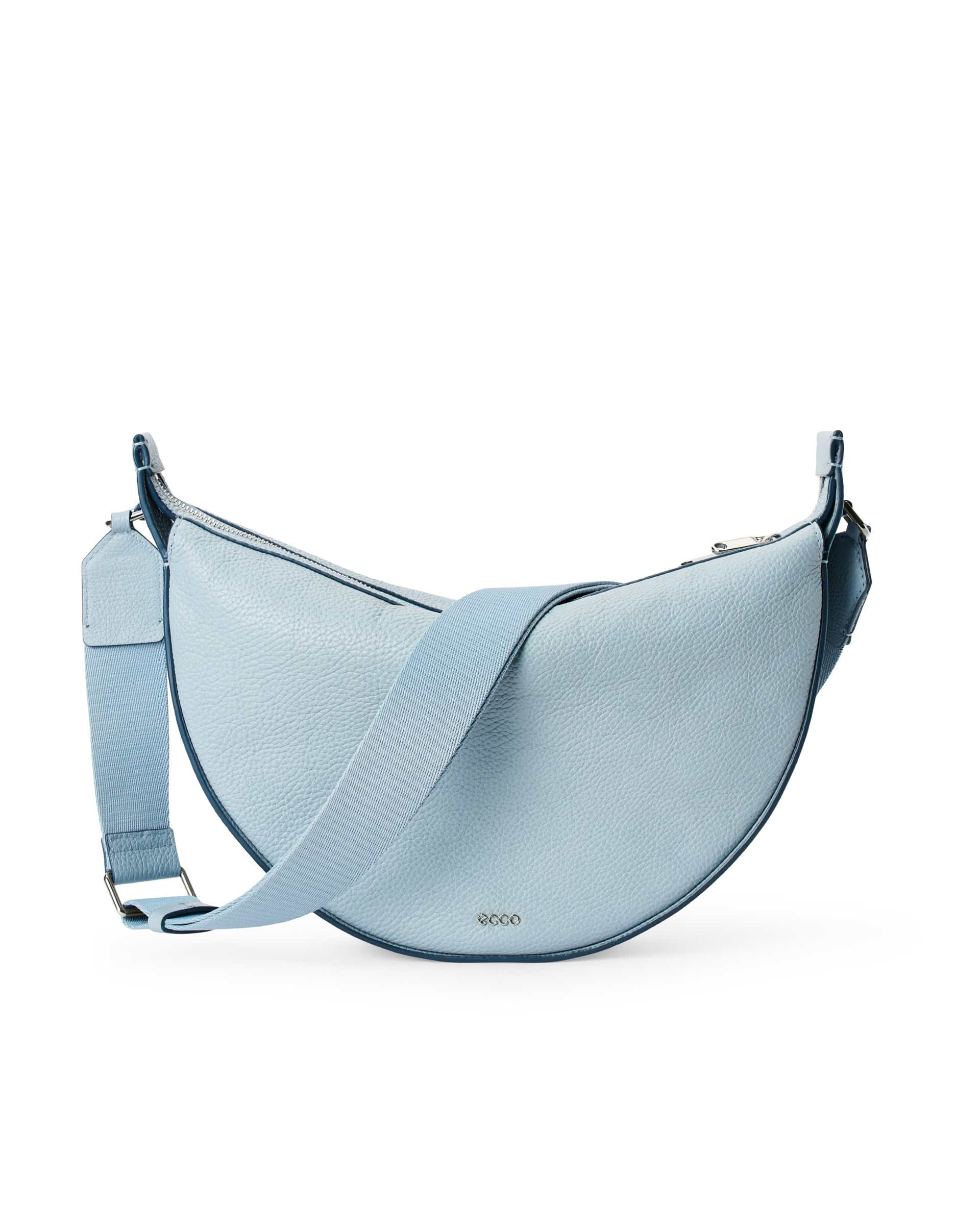 ECCO® Leather Crossbody Bag - Blue - Main