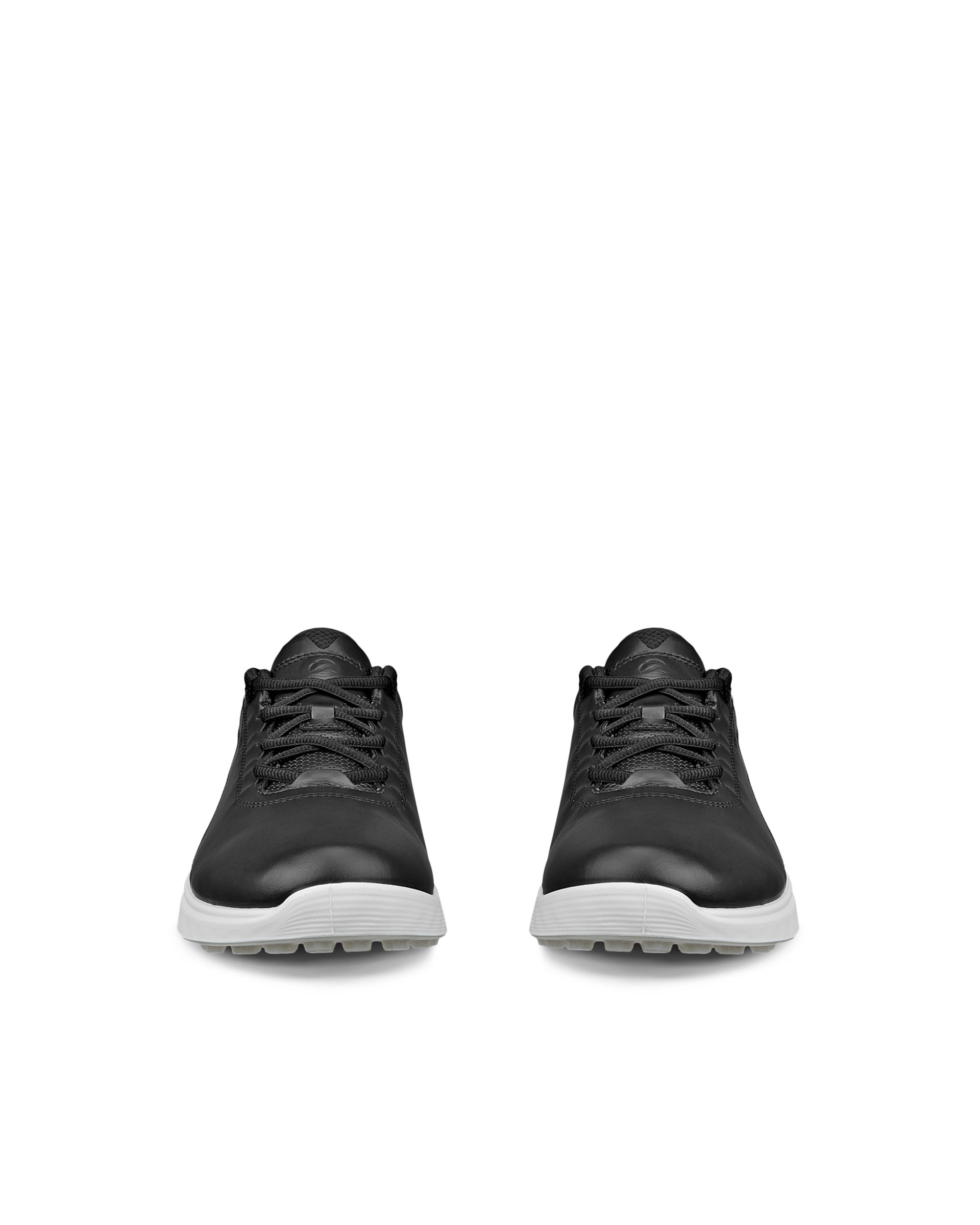 ECCO® Golf S-Casual Herren Wasserdichte Golfschuh aus Leder - Schwarz - Front pair