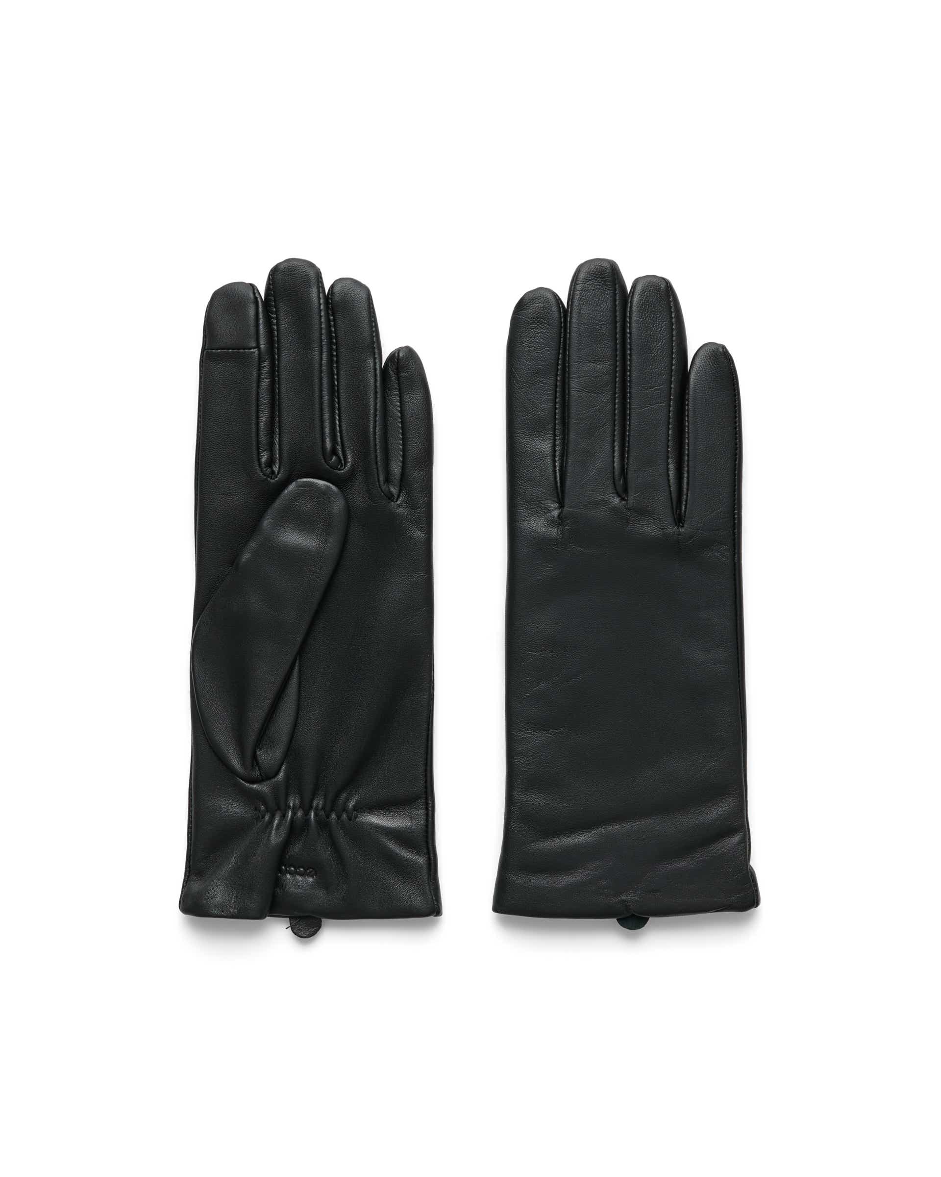 ECCO Gloves Plain ウィメンズ レザーグローブ | ブラック ECCO Gloves Plain ウィメンズ レザーグローブ | ブラック