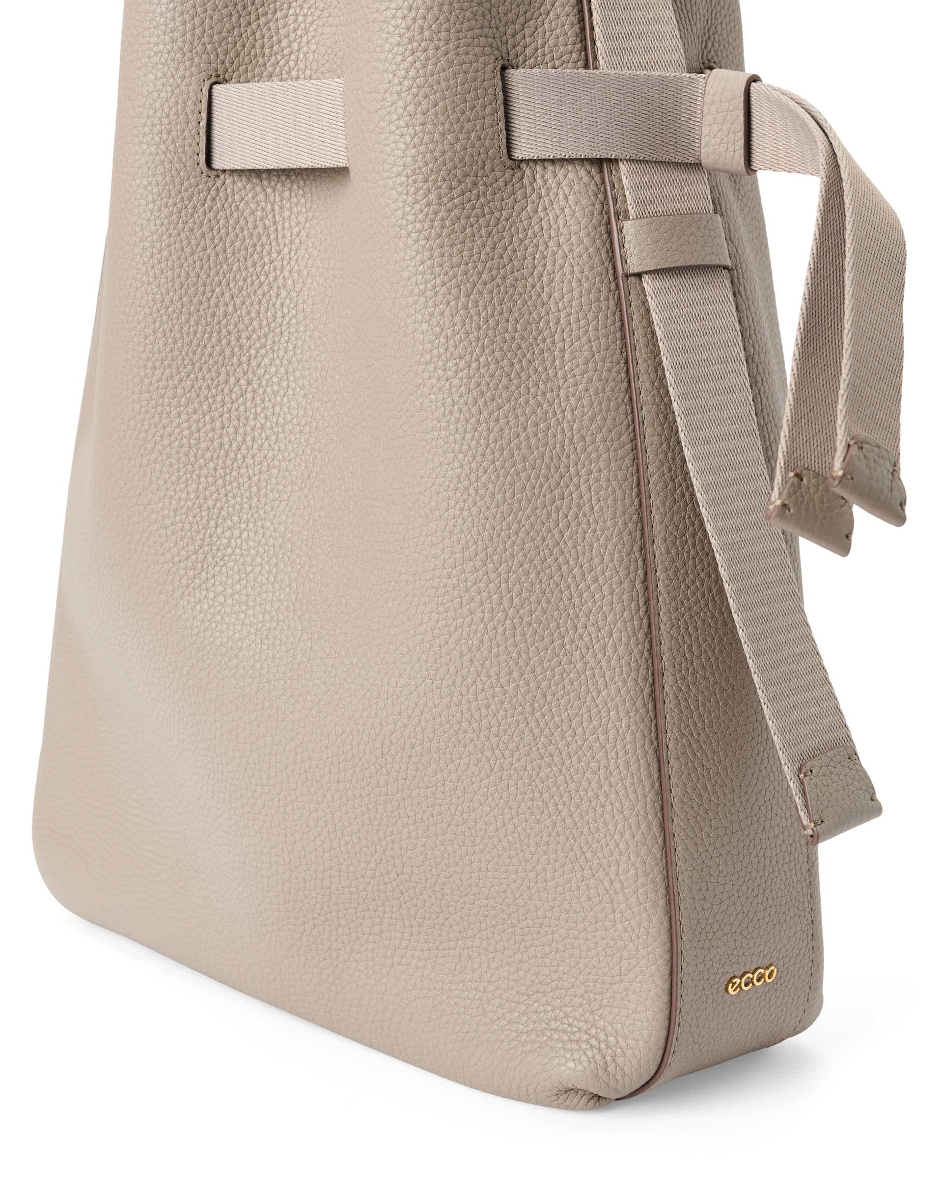 ECCO® Sail Bag kožna torba hobo - Bež - Detail-2