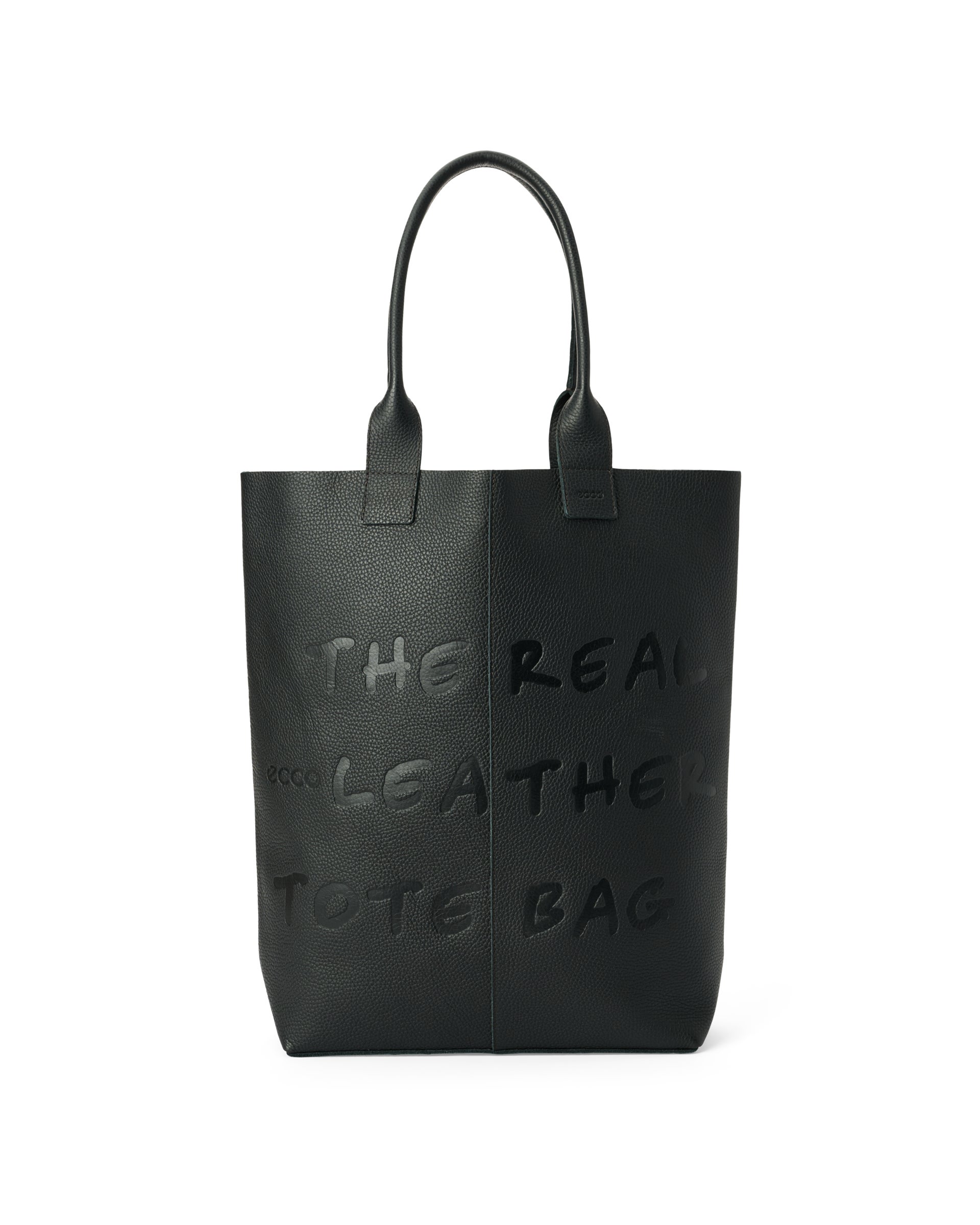 ECCO® Tote bőr bevásárló táska - Fekete - Main