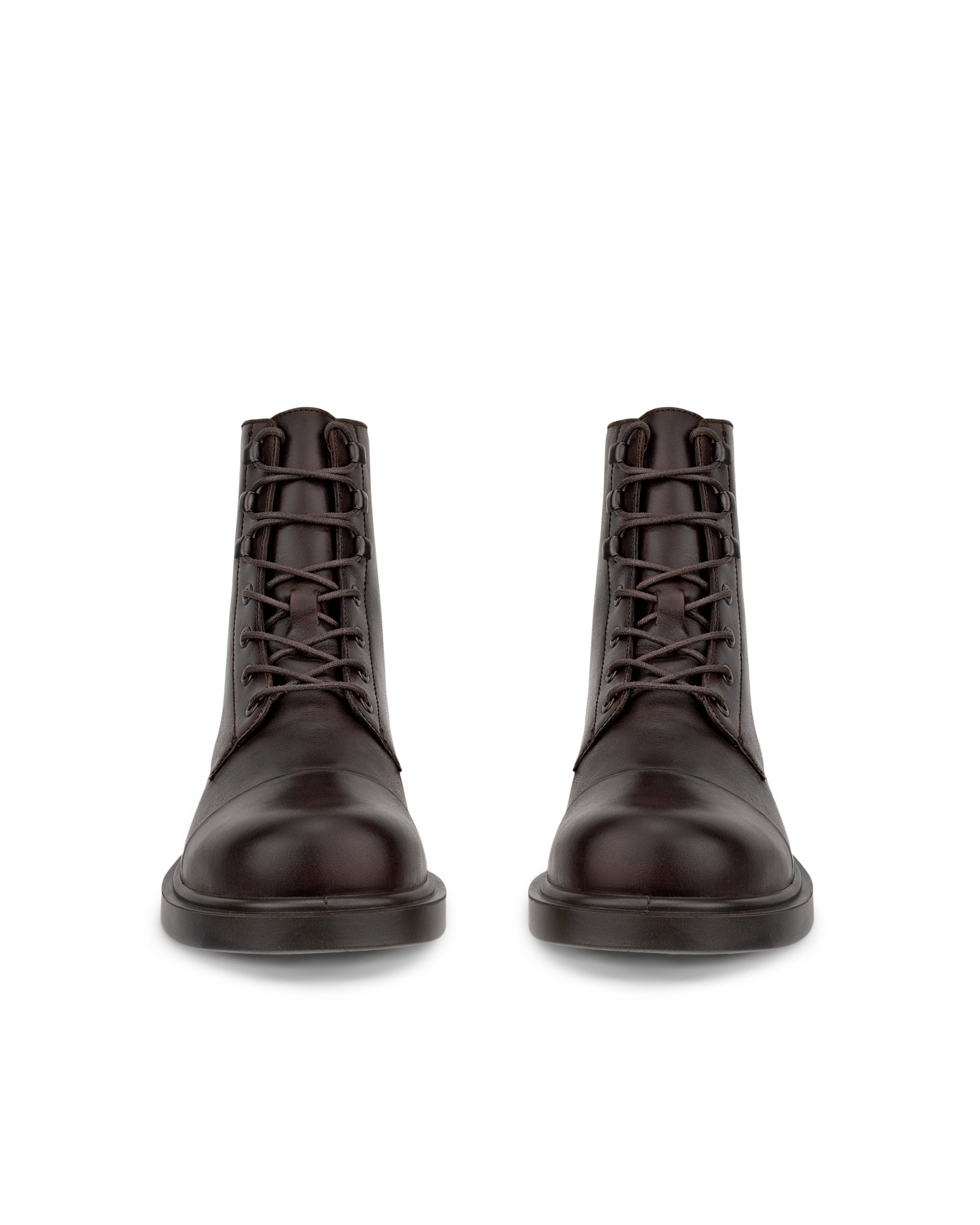 ECCO METROPOLE SEOUL MEN メンズ レザー ブーツ - ブラウン - Front pair