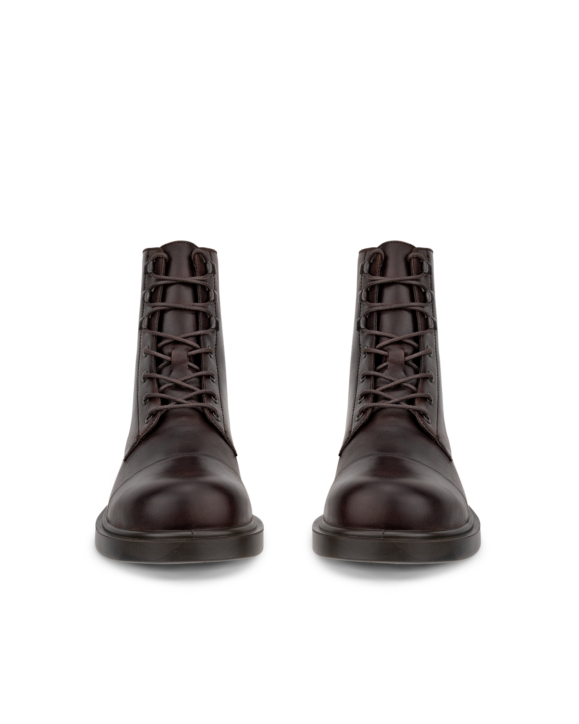 ECCO® Metropole Seoul Heren halfhoge leren laars - Bruin - Front pair