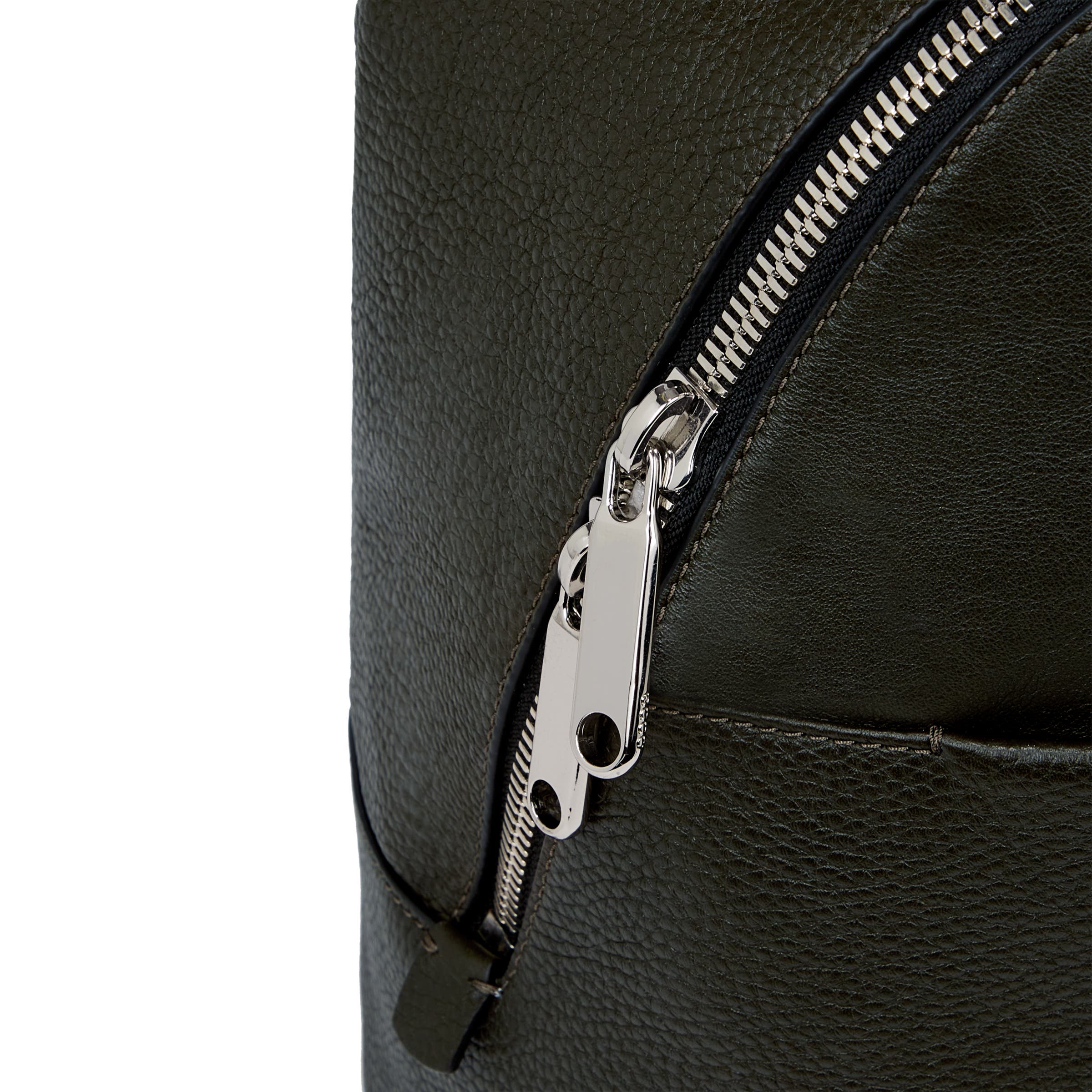 ECCO® Round Pack Large Leather Backpack - Green - Detail-1