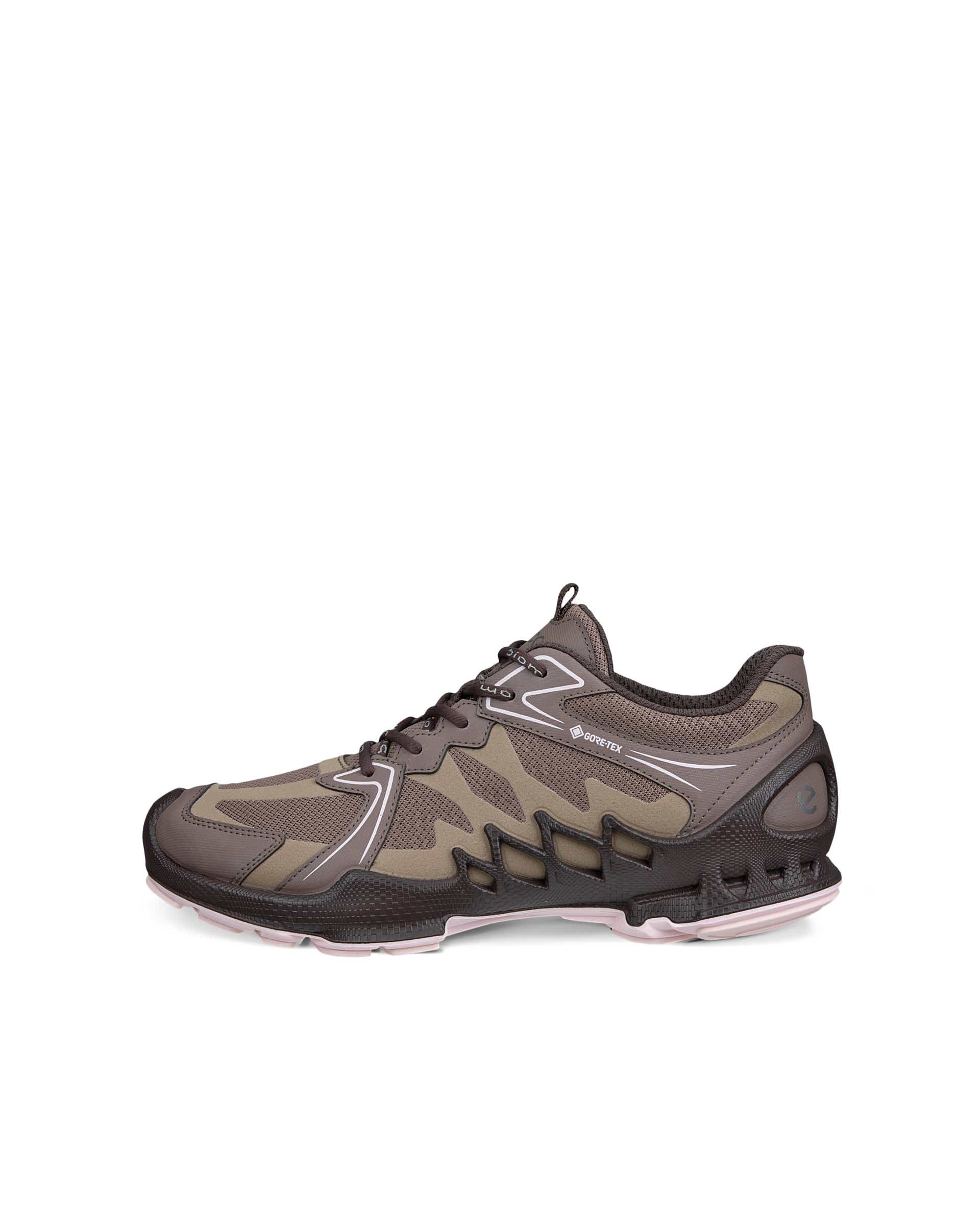 Dámské textilní outdoorové Gore-Tex tenisky ECCO® BIOM AEX - Hnědá - Outside