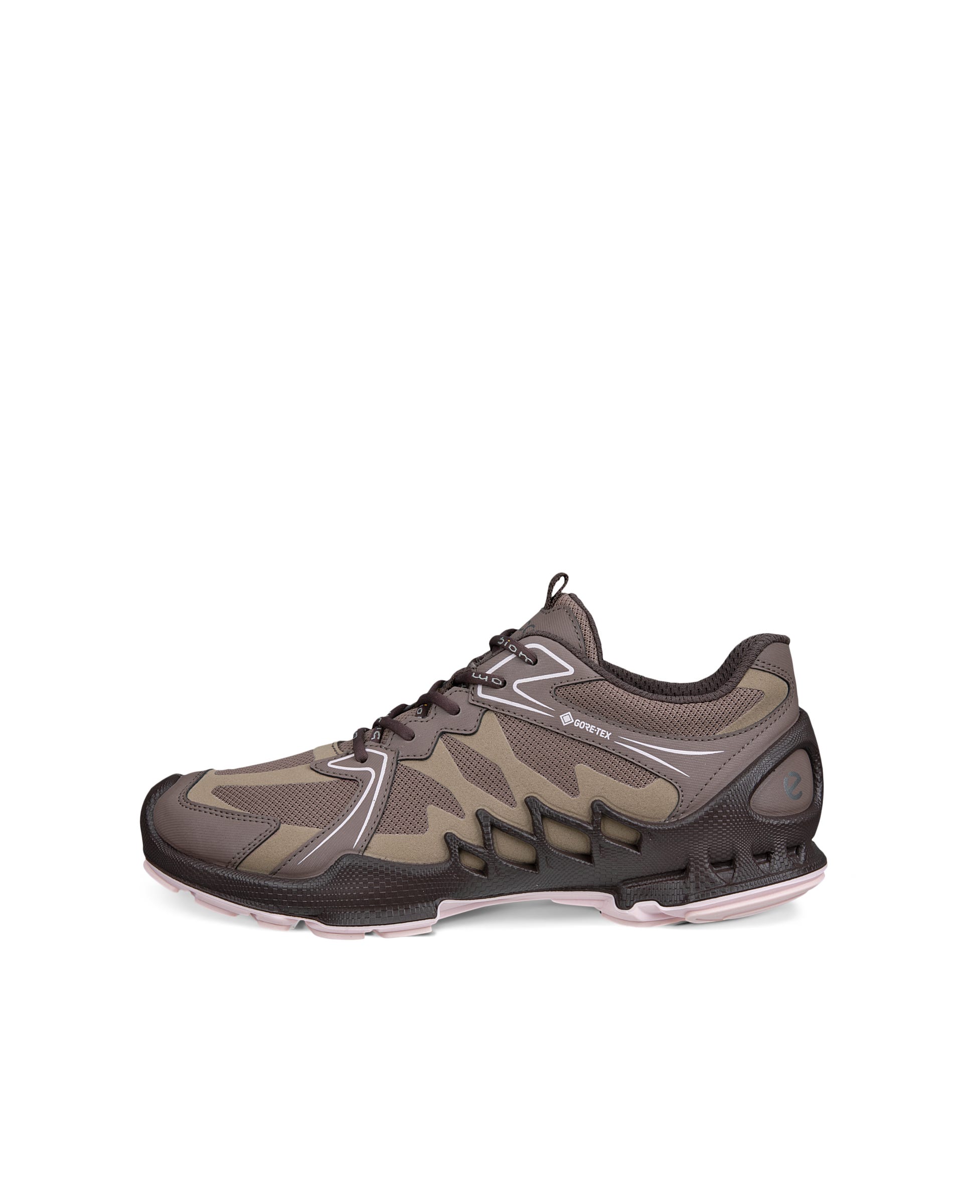 Dámské textilní outdoorové Gore-Tex tenisky ECCO® BIOM AEX - Hnědá - Outside