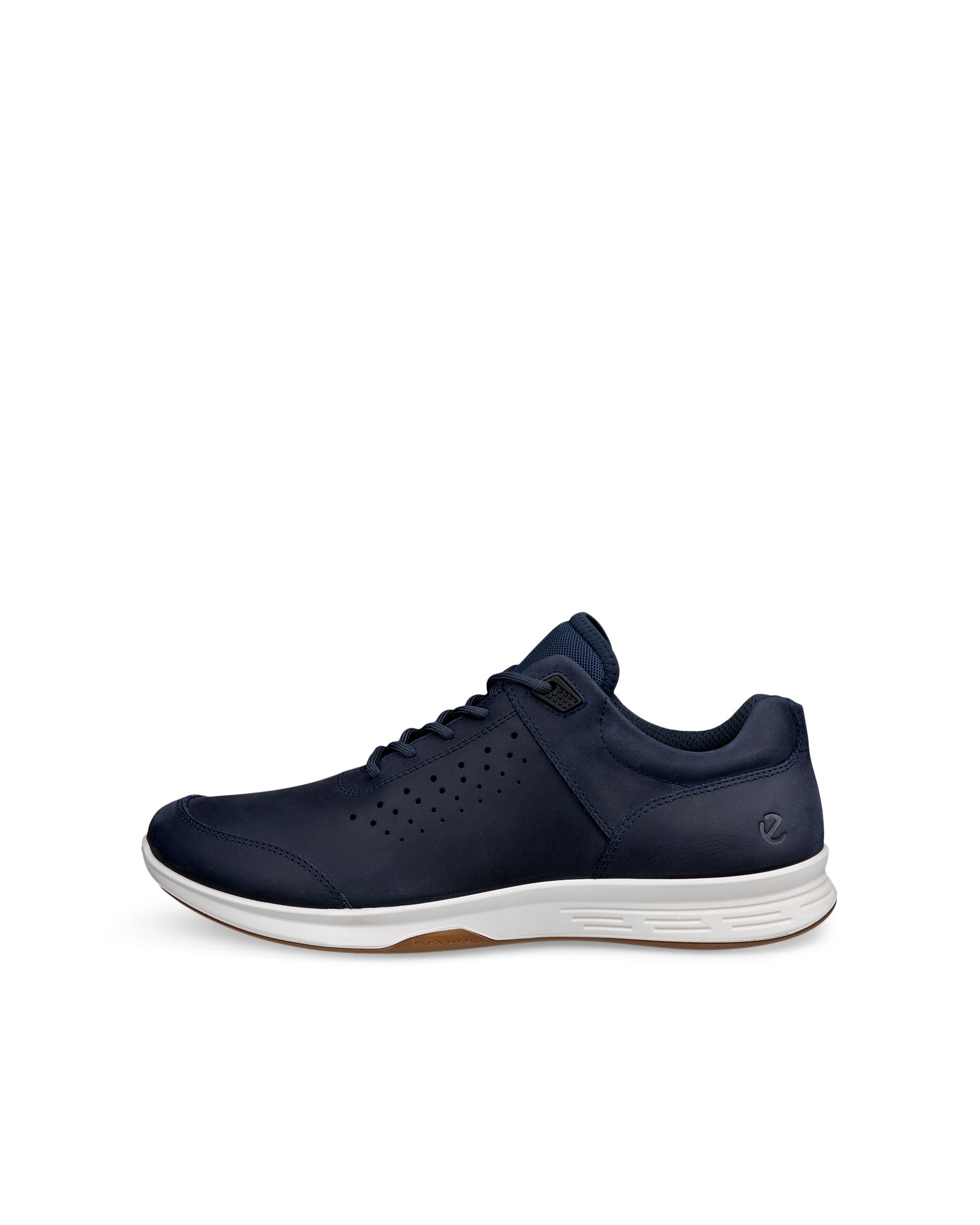 ECCO® EXCEED Herren Sneaker aus Nubukleder - Blau - Outside