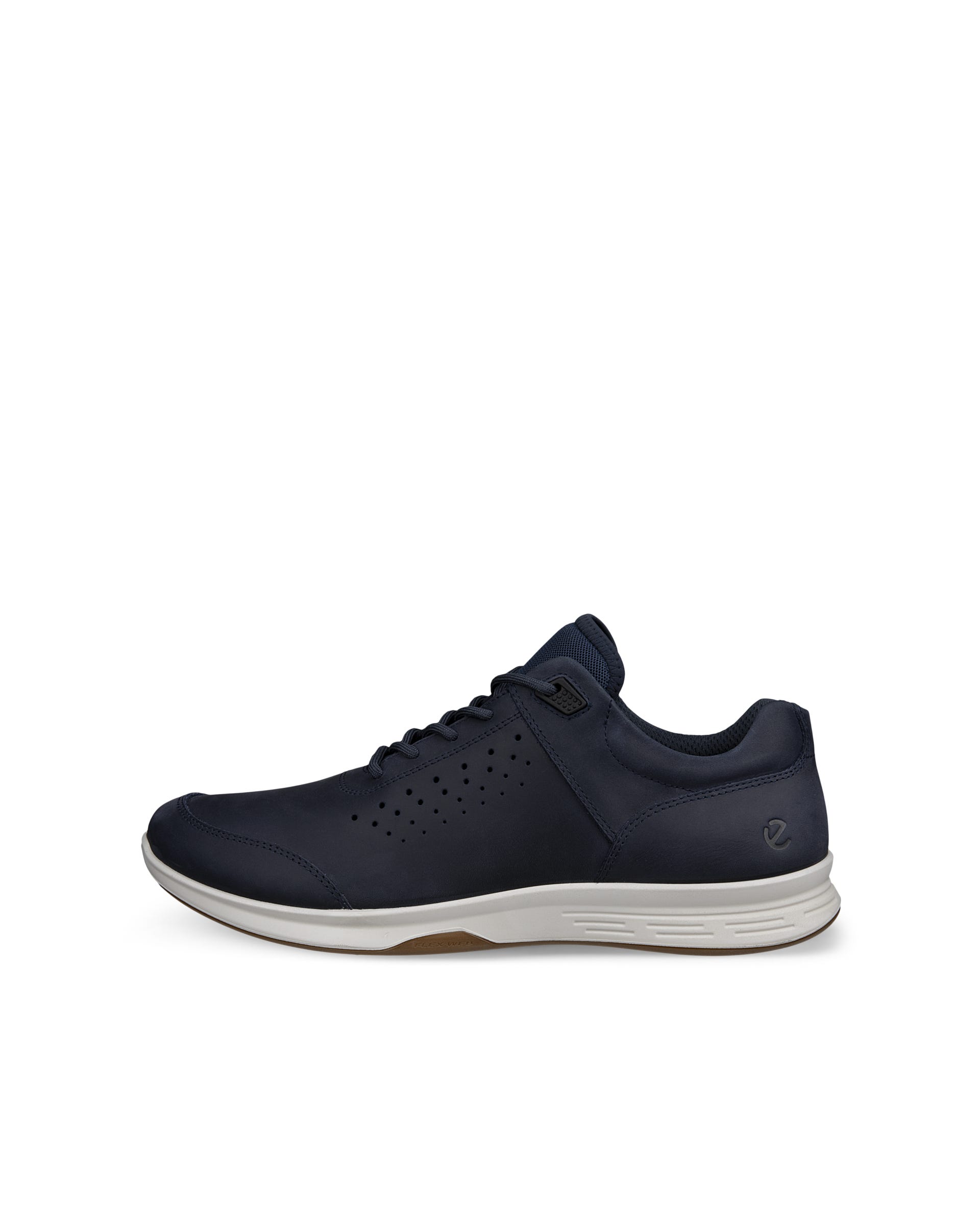ECCO® EXCEED heren nubuck veterschoen - Blauw - Outside