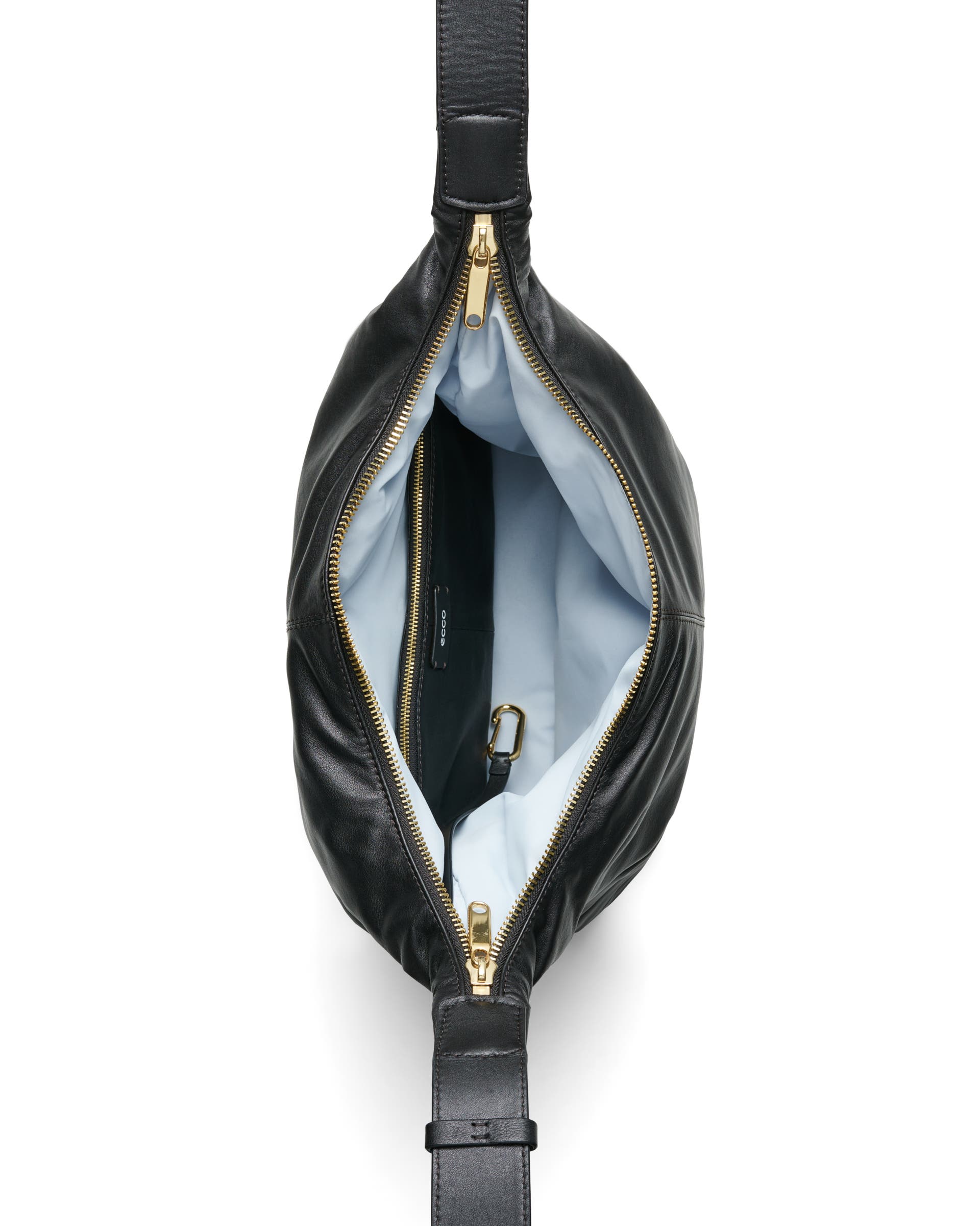 ECCO SOFT MEDIUM HOBO BAG - Black - Birdeye