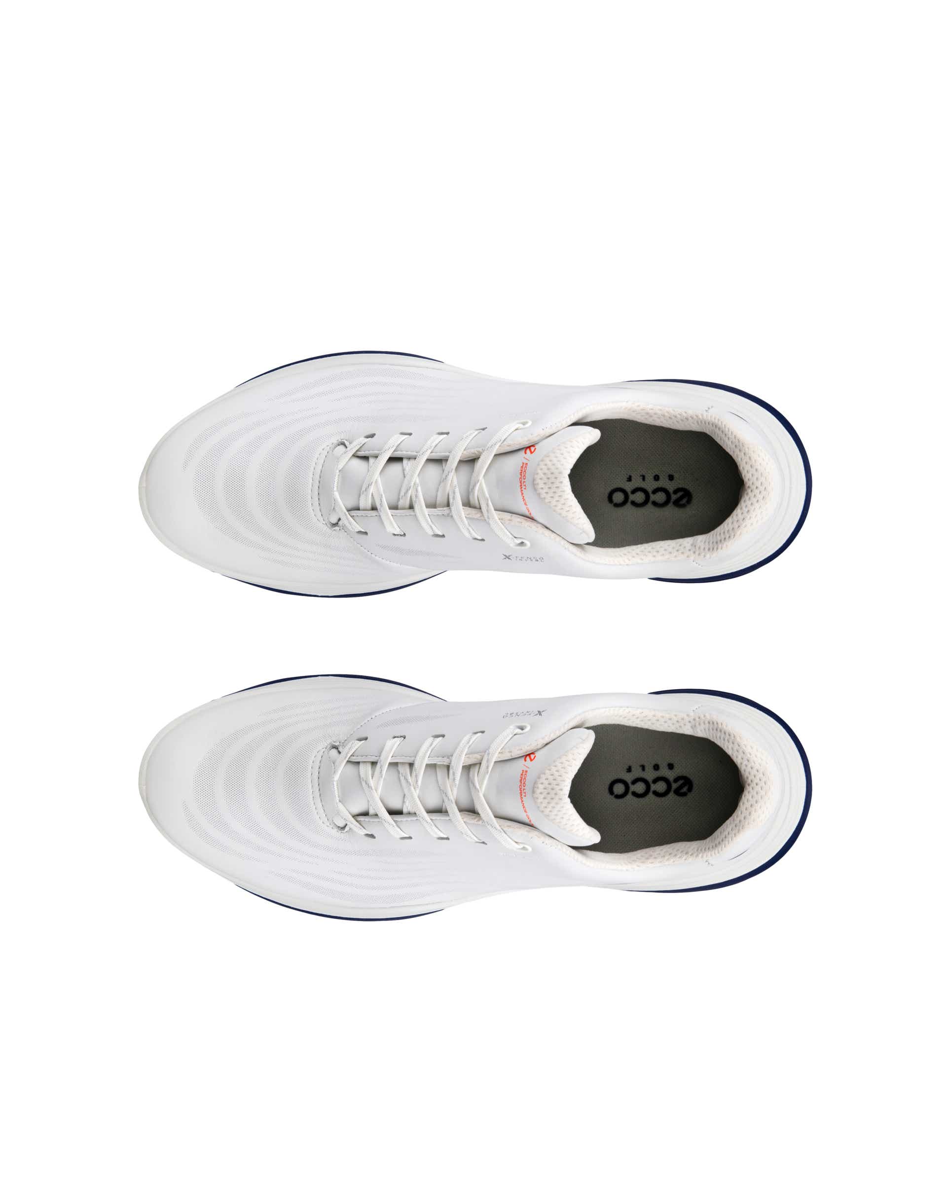ECCO® Golf LT1 Herren Wasserdichte Golfschuh aus Leder - Weiß - Top left pair