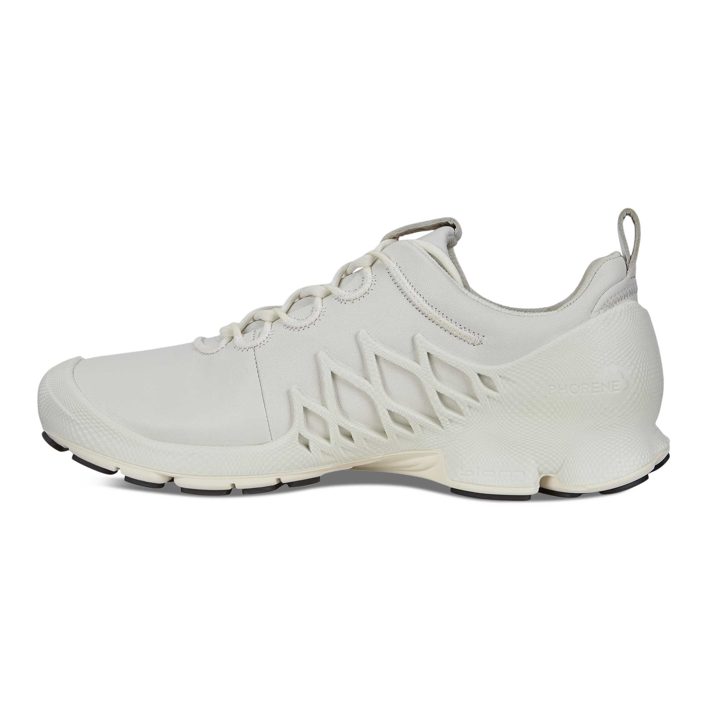 Men's ECCO® BIOM AEX Leather Outdoor Sneaker - White - Inside