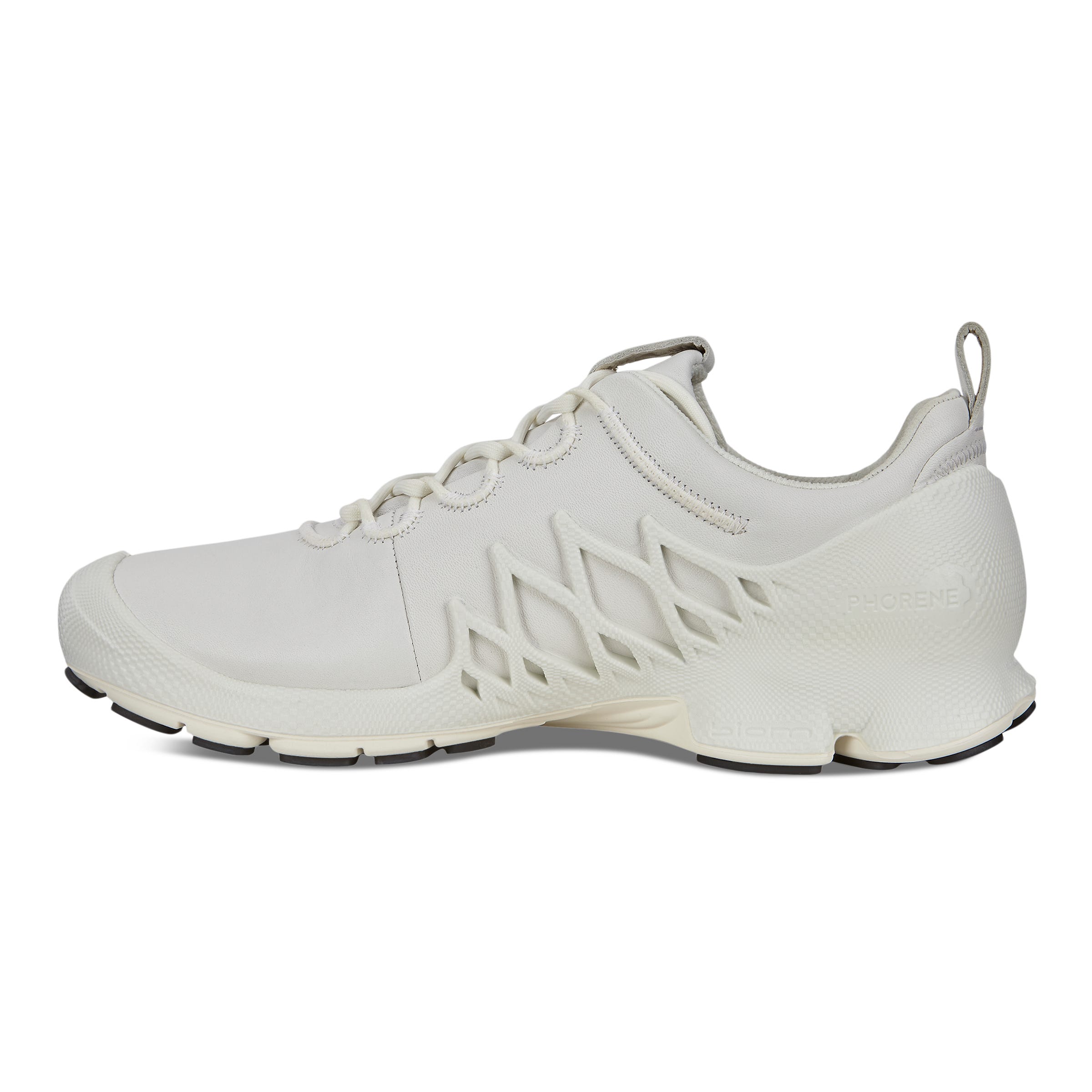 Men's ECCO® BIOM AEX Leather Outdoor Sneaker - White - Inside
