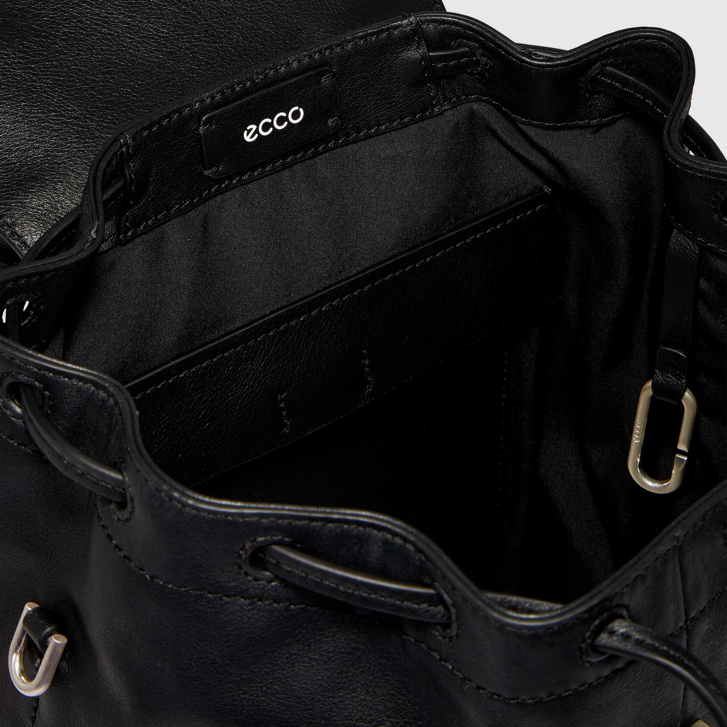 ECCO® Pillow Leather Backpack - Black - Inside