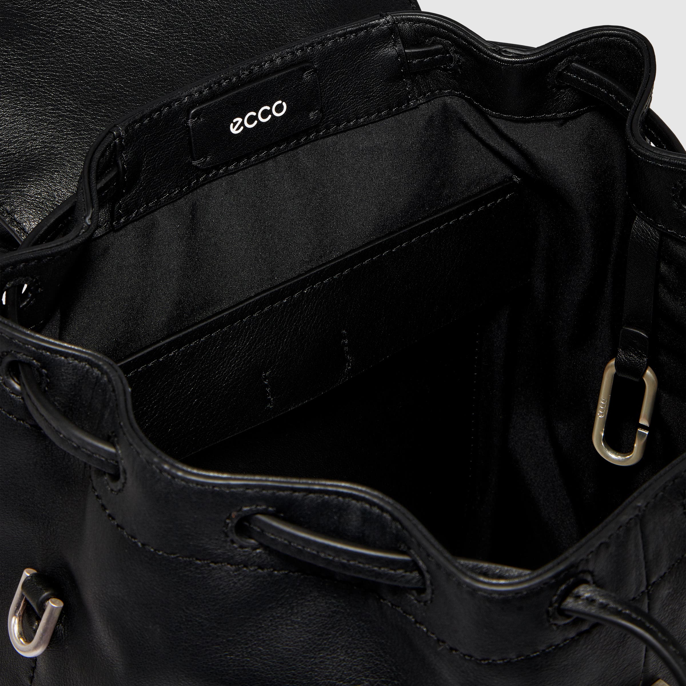 ECCO® Pillow Leather Backpack - Black - Inside