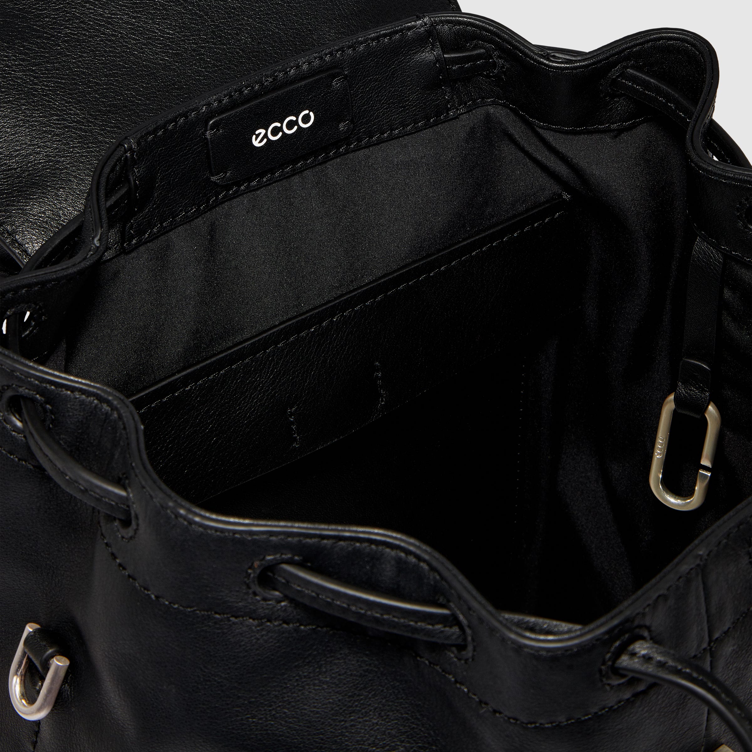 ECCO® Pillow Leather Backpack - Black - Inside