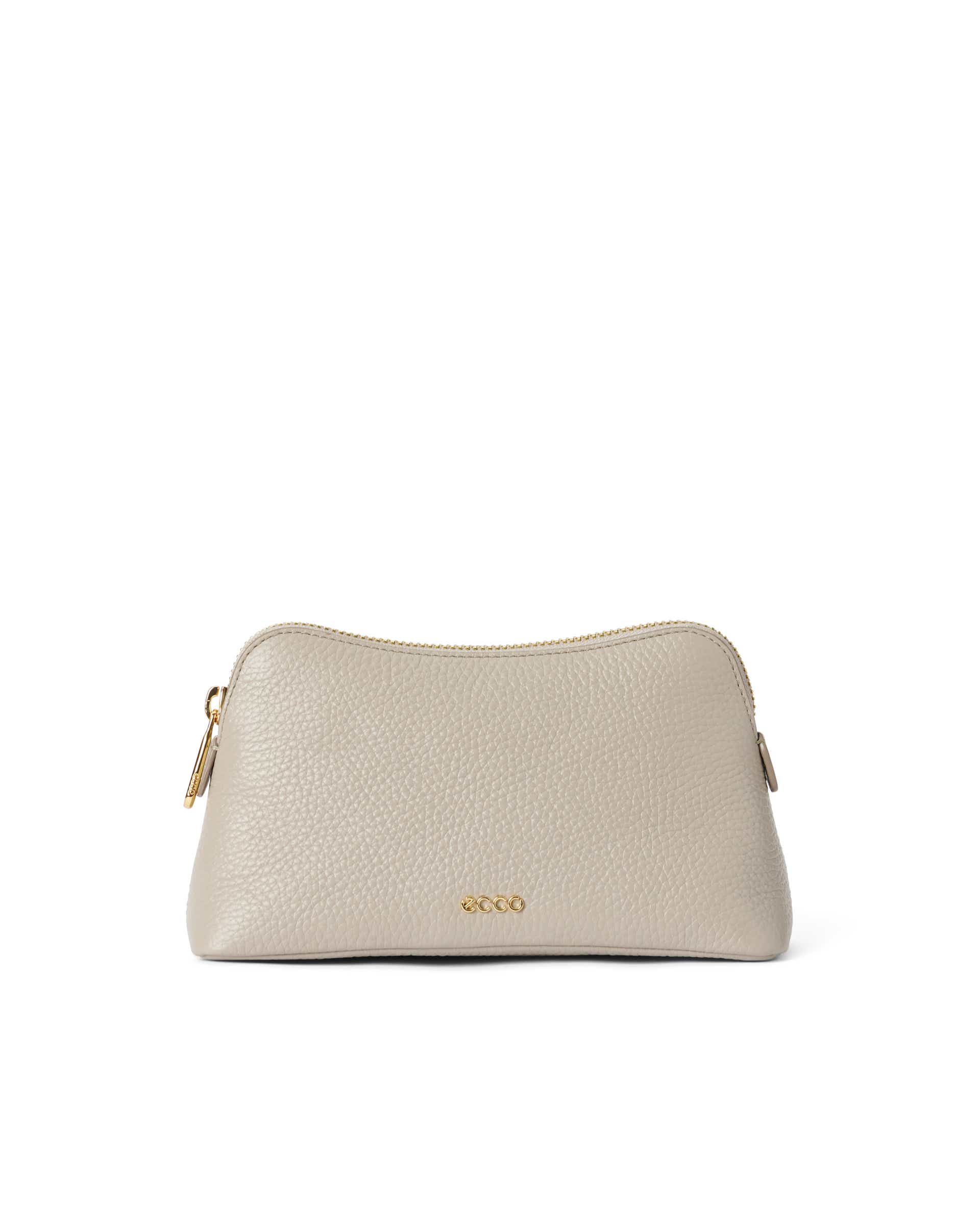 Bolsa couro ECCO® Cosmetic Pouch - Bege - Main
