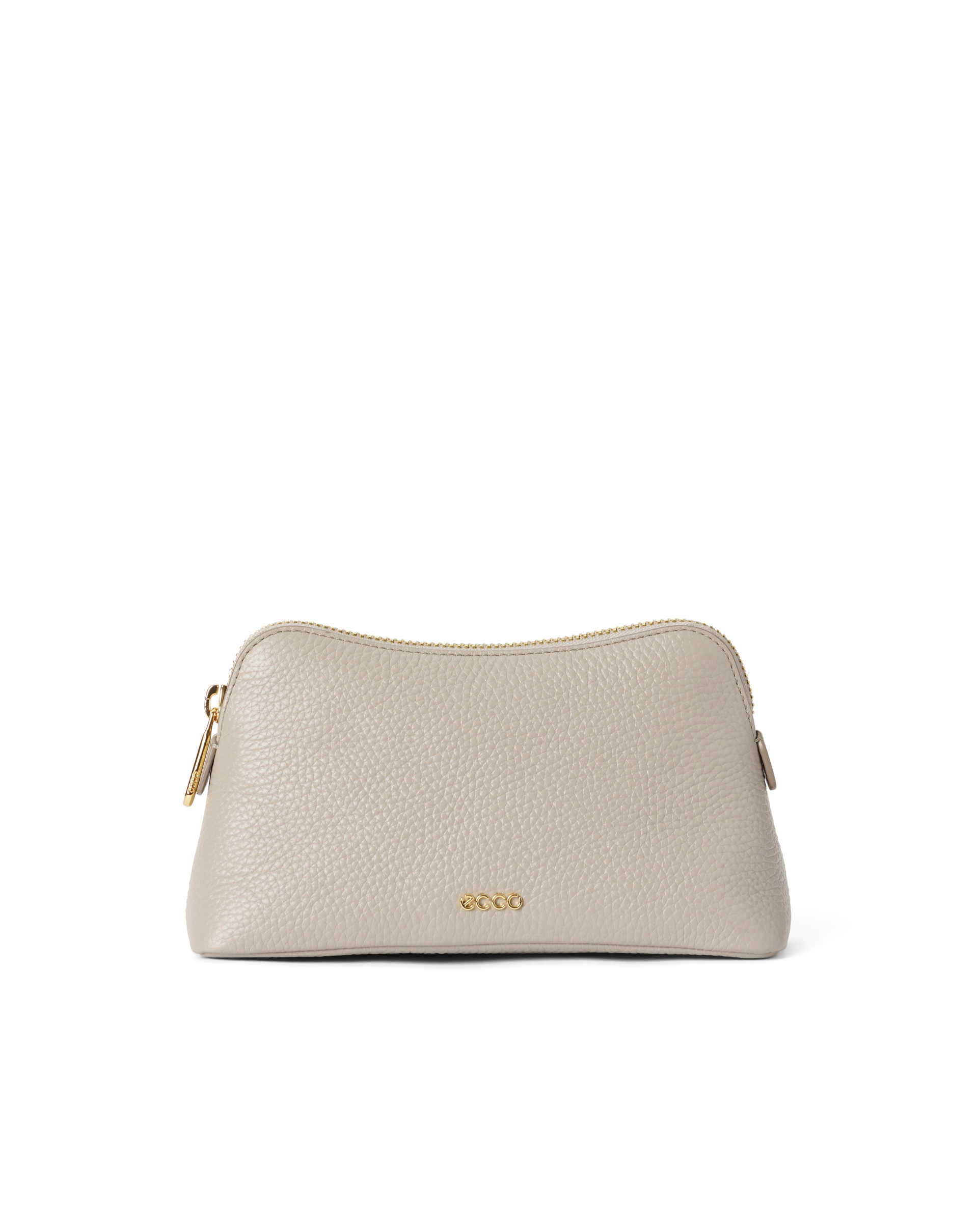Bolsa couro ECCO® Cosmetic Pouch - Bege - Main
