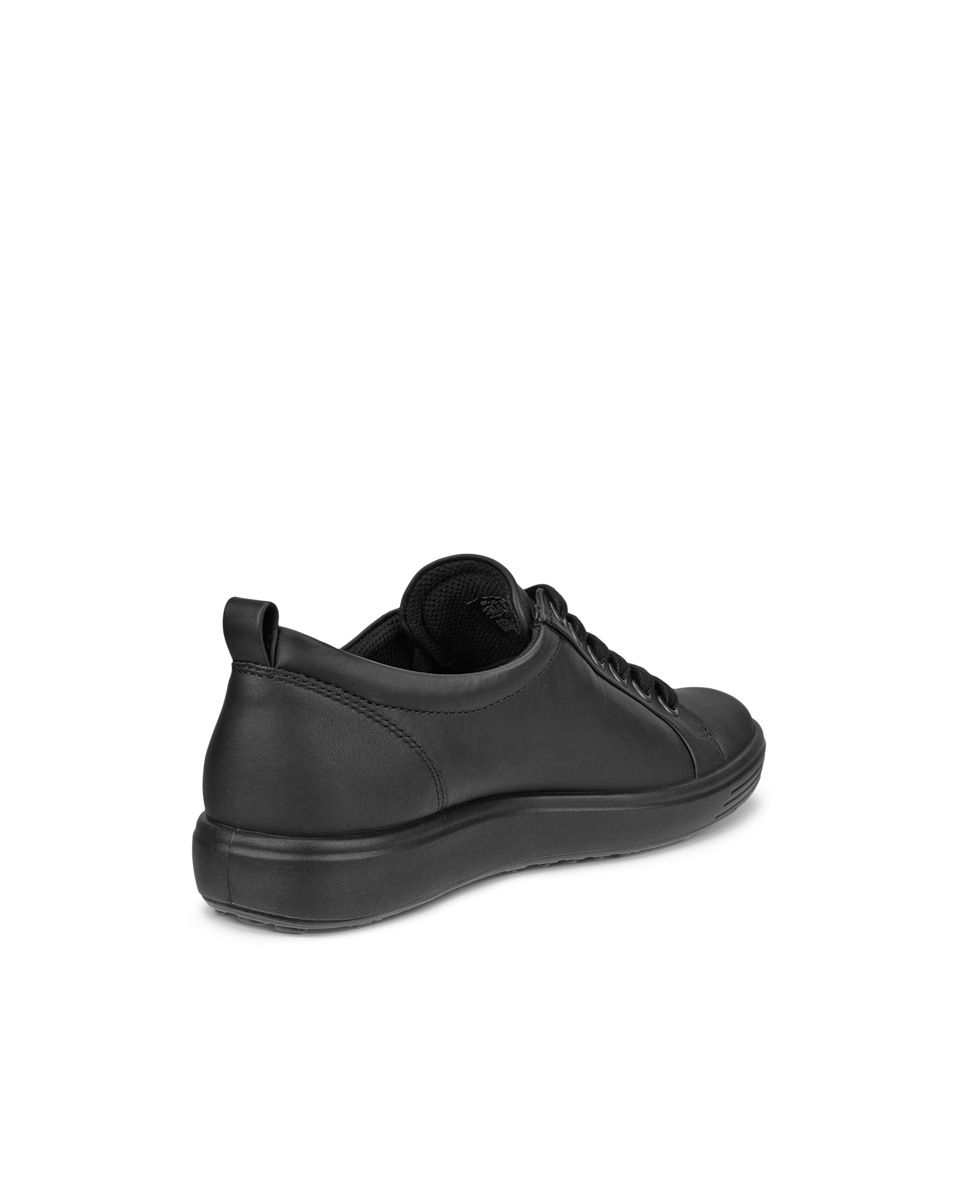 ECCO® Soft 7 baskets en cuir Gore-Tex pour femme - Noir - Back