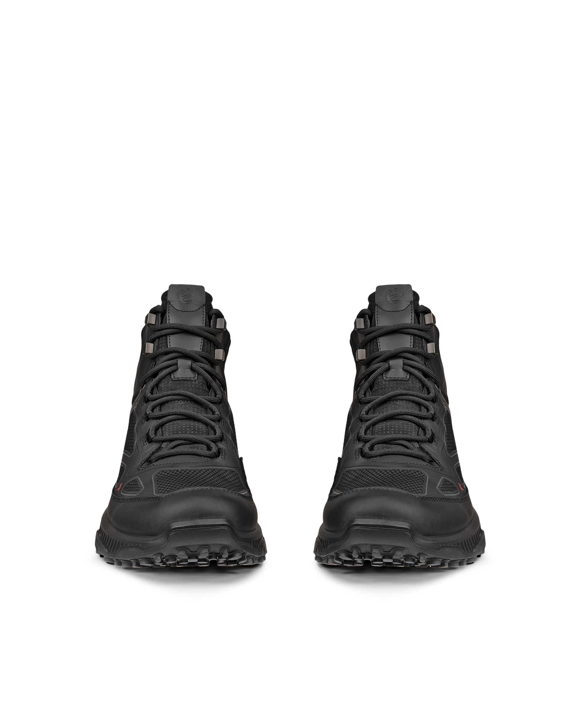 ECCO RECEPTOR XP MEN メンズ レザーブーツ - ブラック - Front pair
