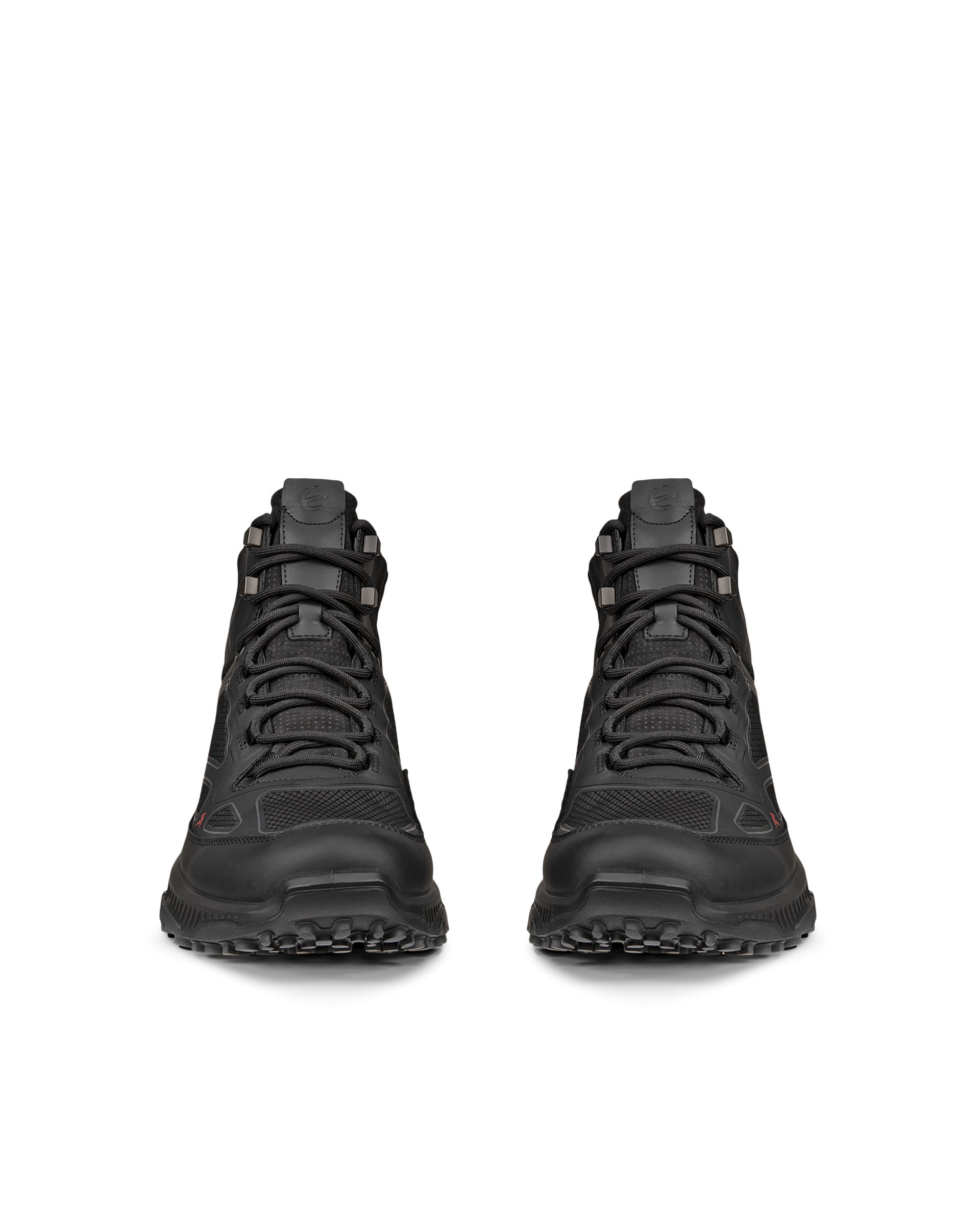 ECCO RECEPTOR XP MEN メンズ レザーブーツ - ブラック - Front pair
