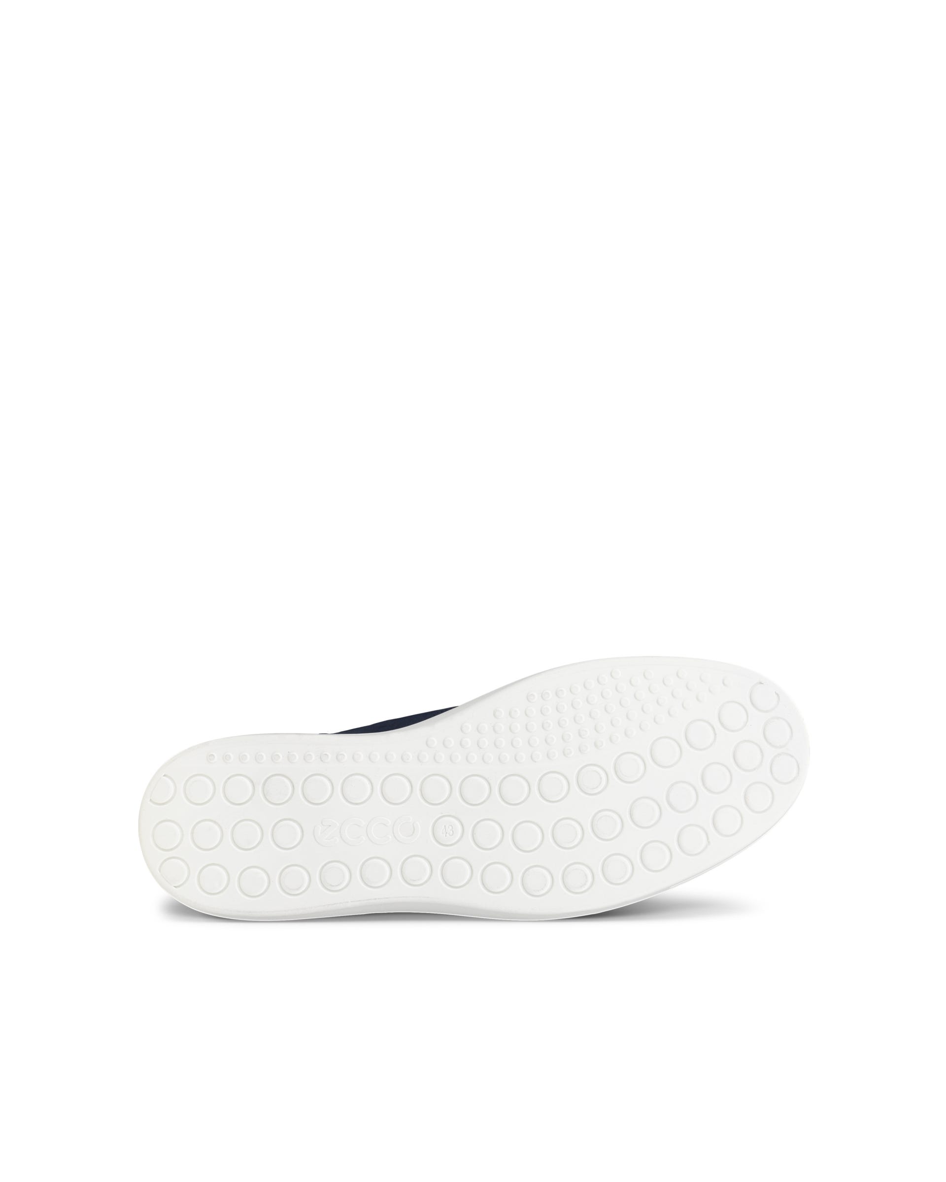 ECCO® CLASSIC SNEAKER chaussures sans lacet en nubuck pour homme - Bleu - Outside