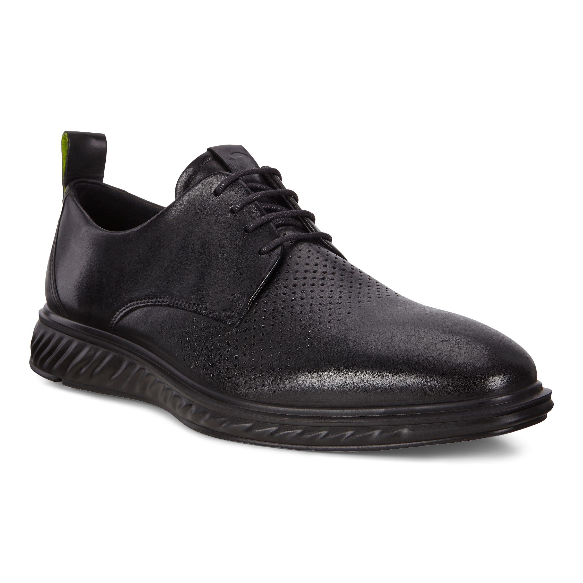 ECCO ST.1 Hybrid Lite メンズ レザーダービーシューズ - ブラック - Main