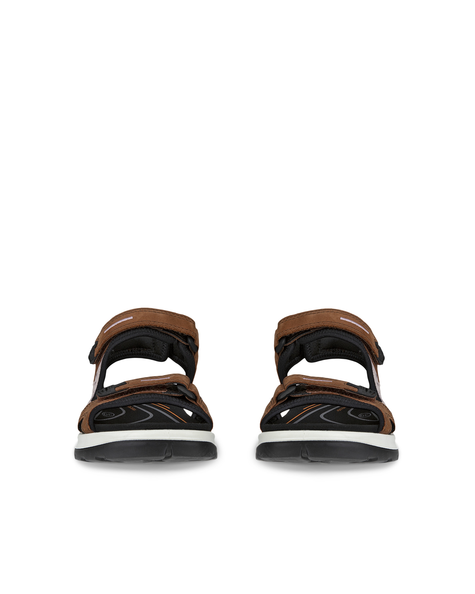 ECCO Women's Offroad Sandals - Brown - Front pair