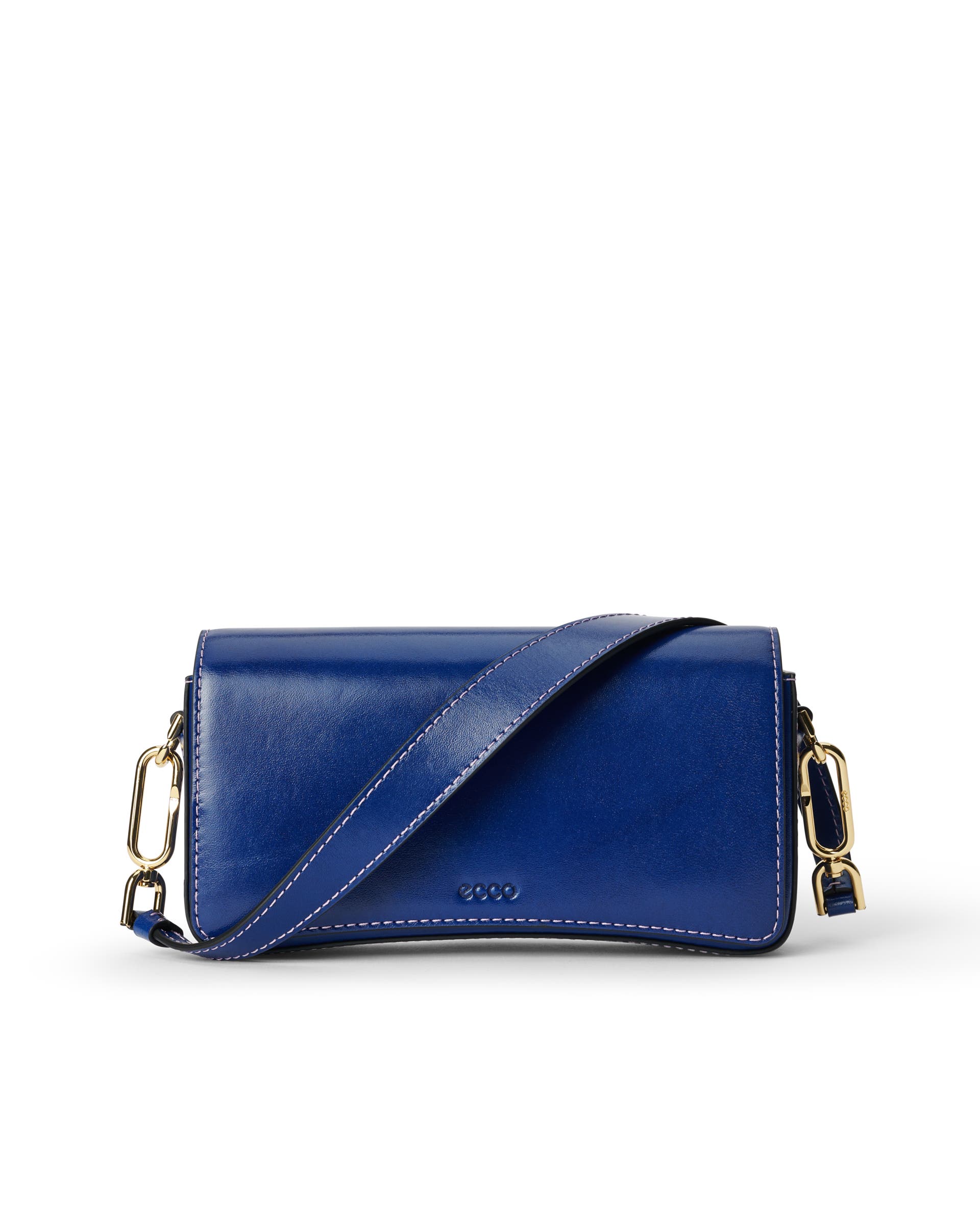 ECCO Pinch Small Virgo レザーショルダーバッグ - ブルー - Main