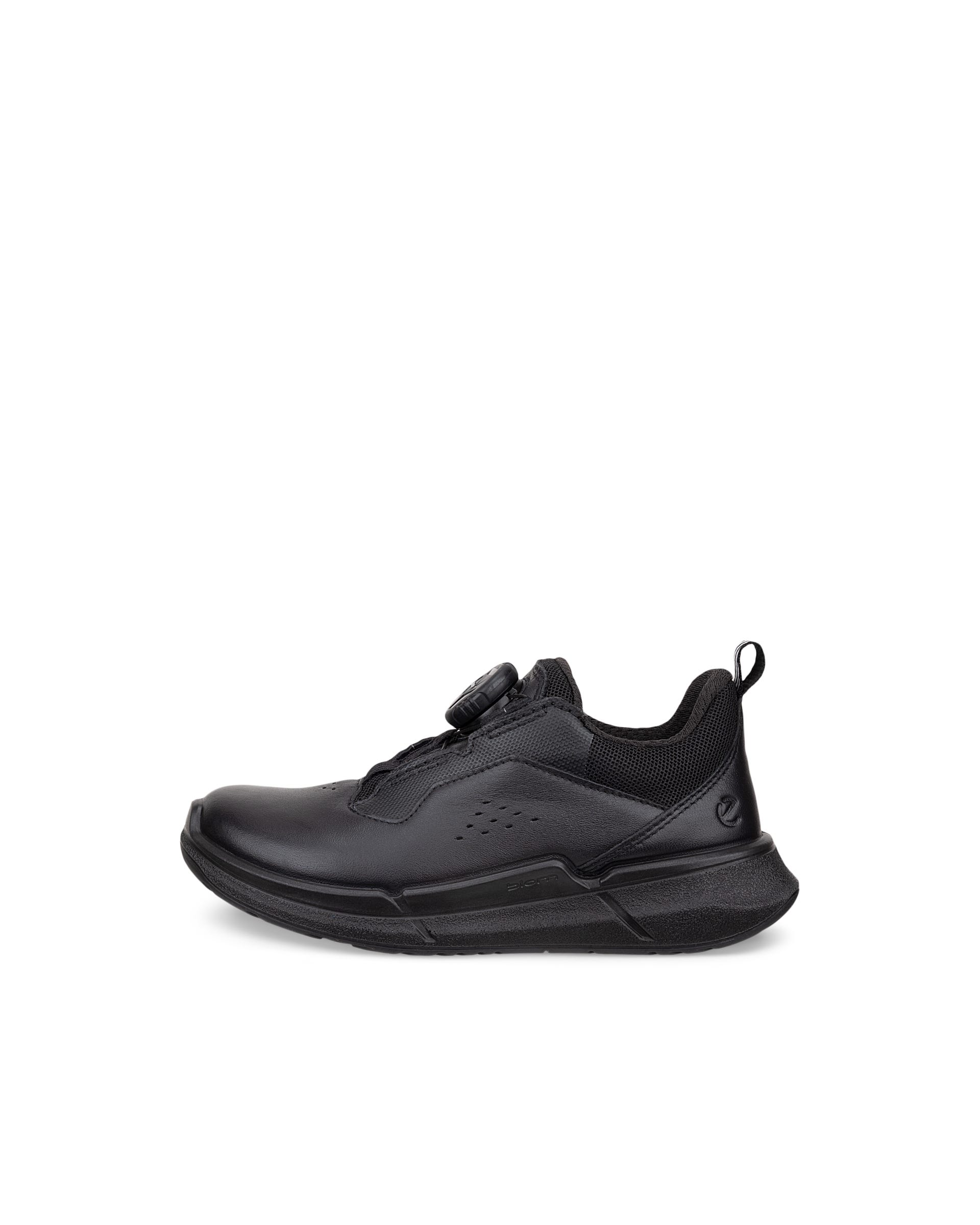 ECCO® BIOM 2.2 K ādas ikdienas apavi bērniem - Melns - Outside