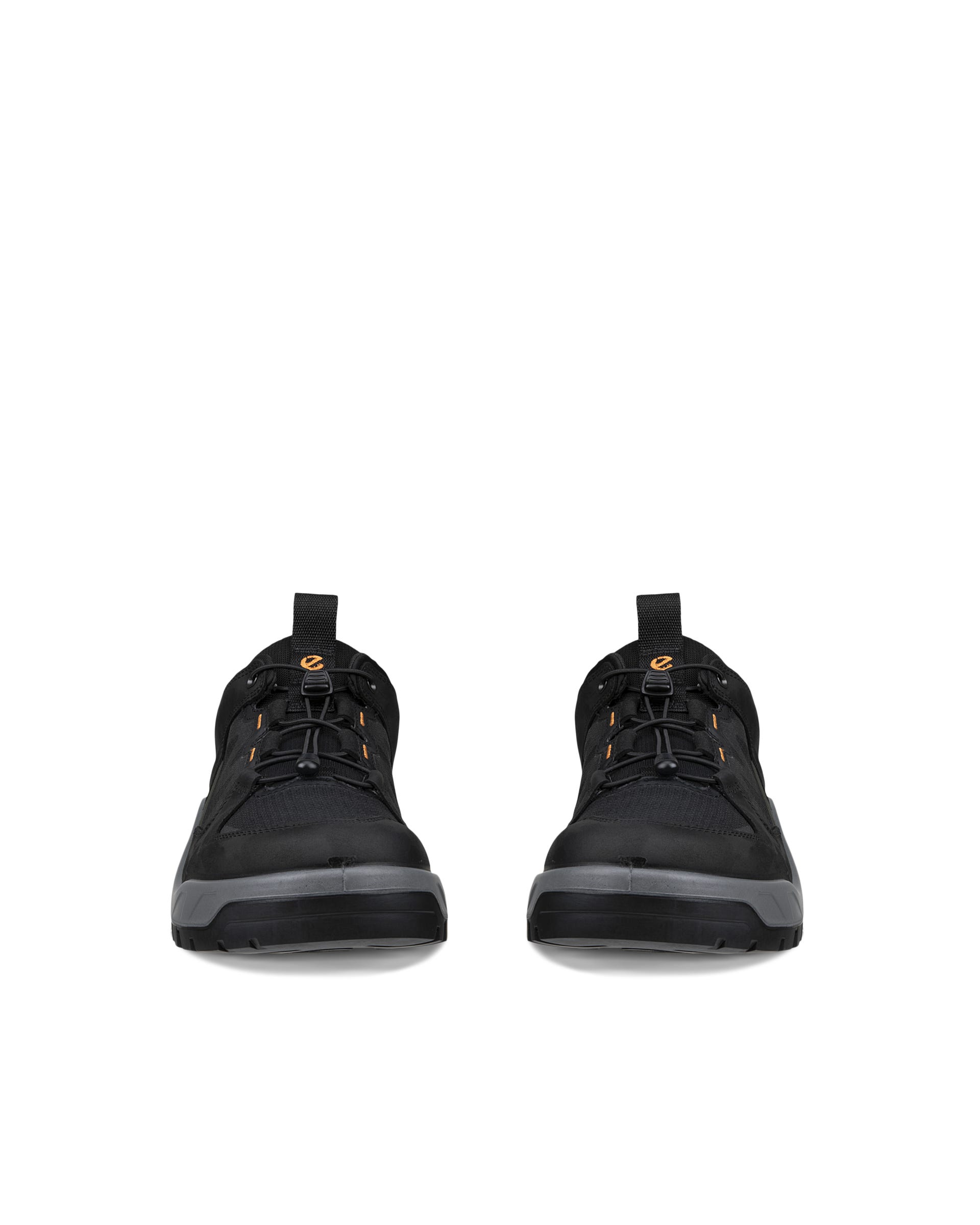 ECCO OFFROAD MEN メンズ レザーサンダル - ブラック - Front pair
