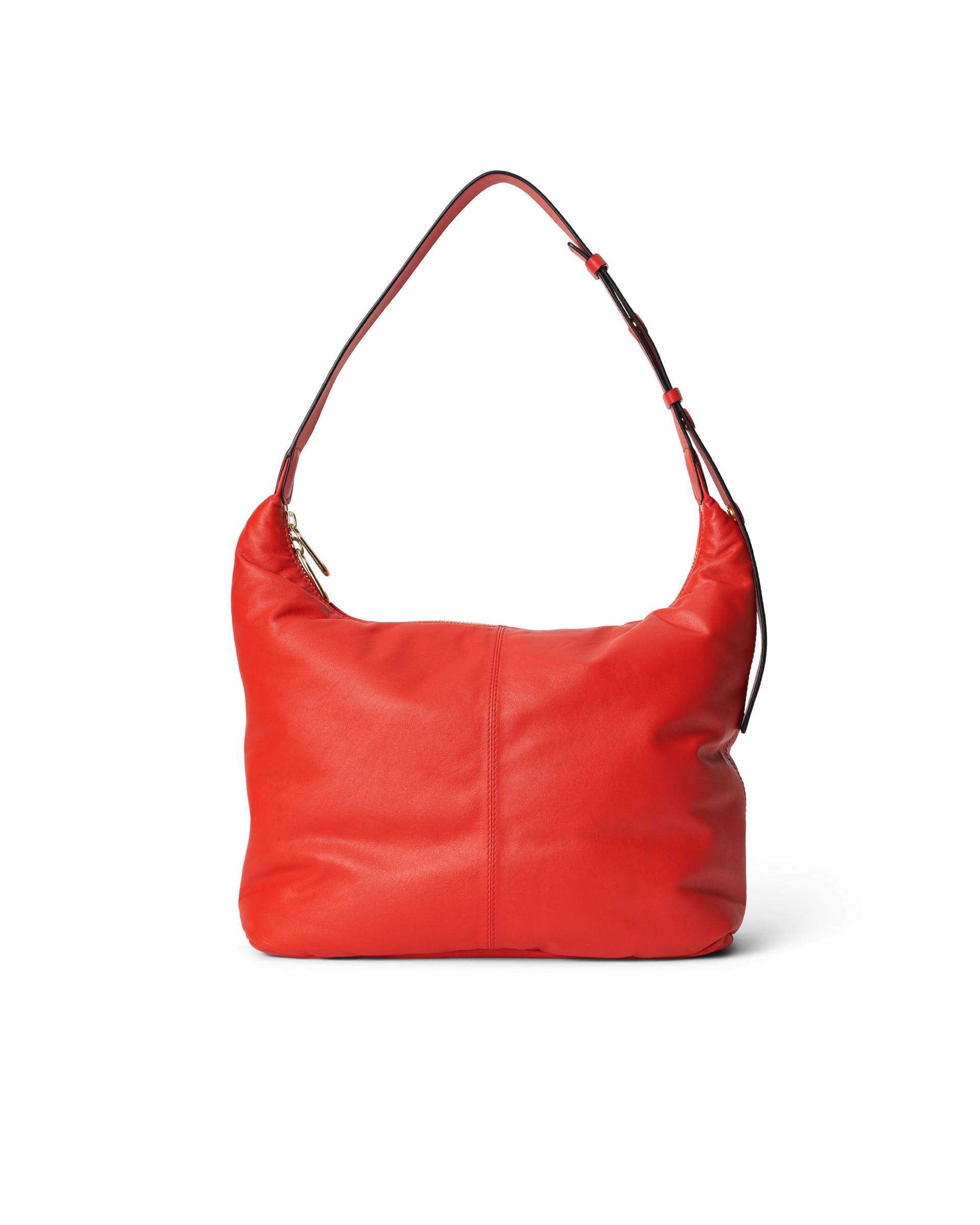 ECCO® Hobo Soft Leather Hobo Bag - Red - Back