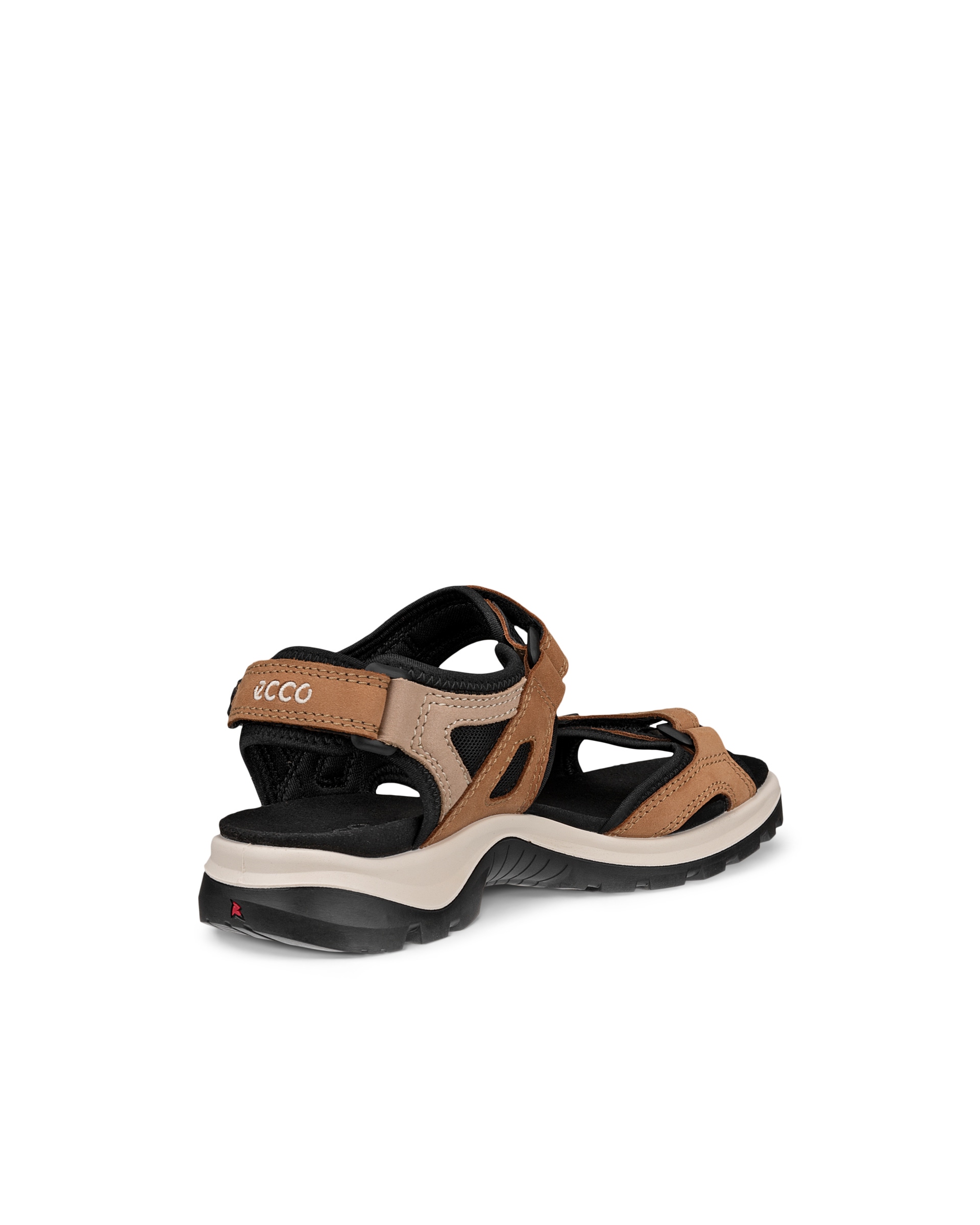 ECCO® Offroad Damen Trekkingsandale aus Nubukleder - Braun - Back