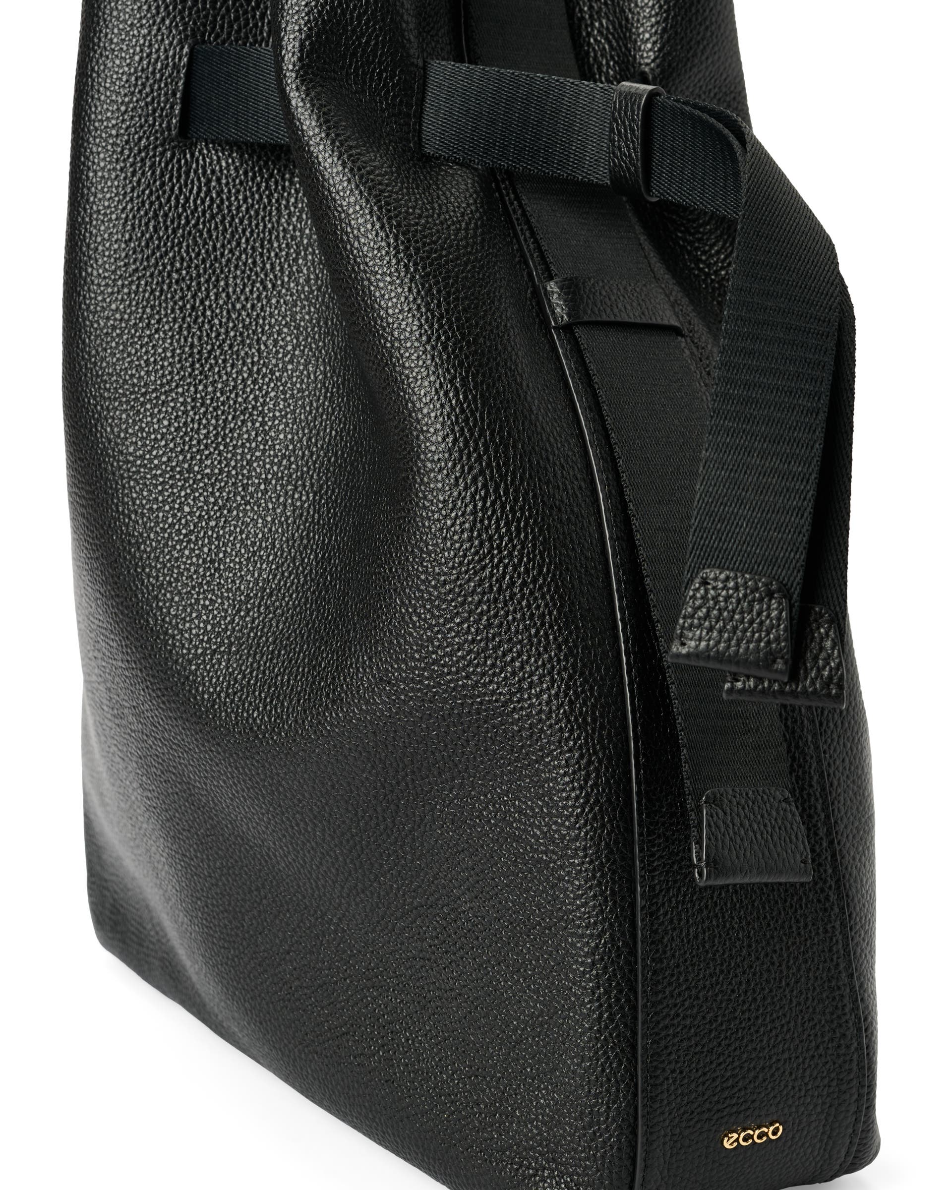 ECCO® Sail Leather Hobo Bag - Black - Detail-2