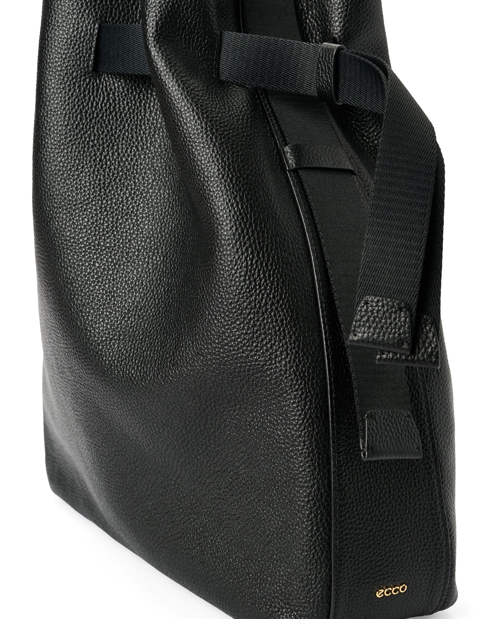 ECCO® Sail Leather Hobo Bag - Black - Detail-2