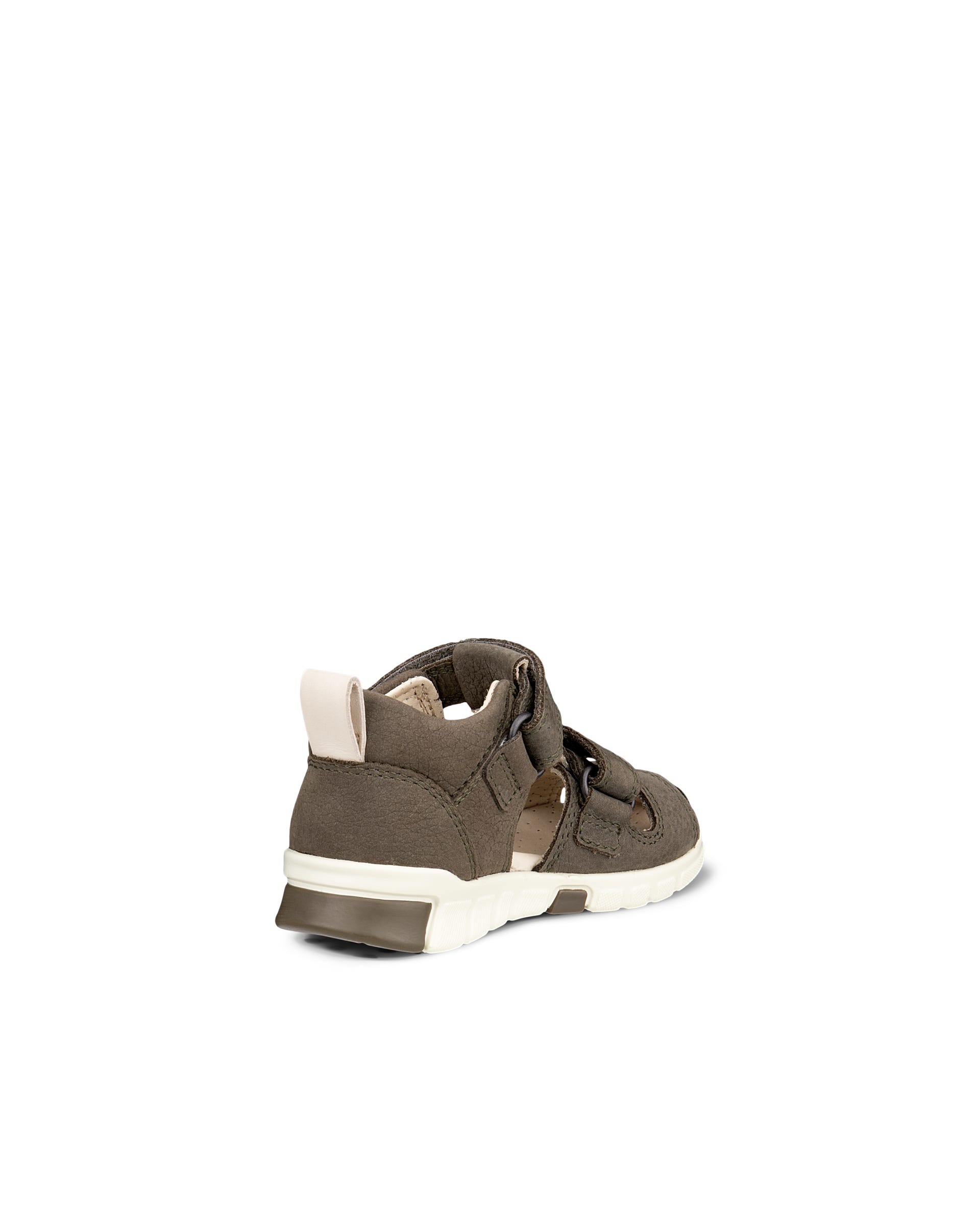 Dětské nubukové sandály s uzavřenou špičkou ECCO® Mini Stride - Zelená - Back