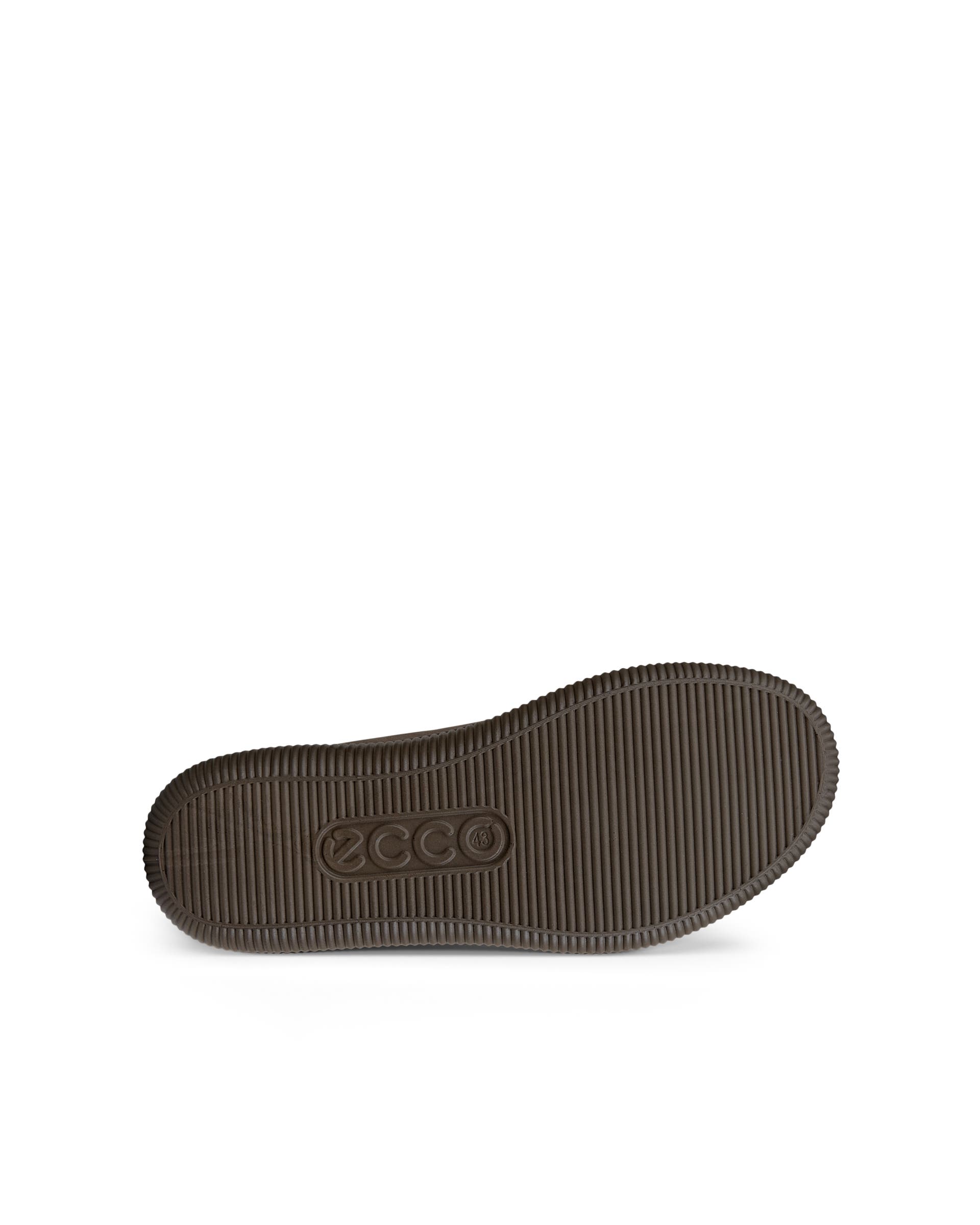 ECCO® SOFT ZERO baskets en nubuck pour homme - Brun - Sole