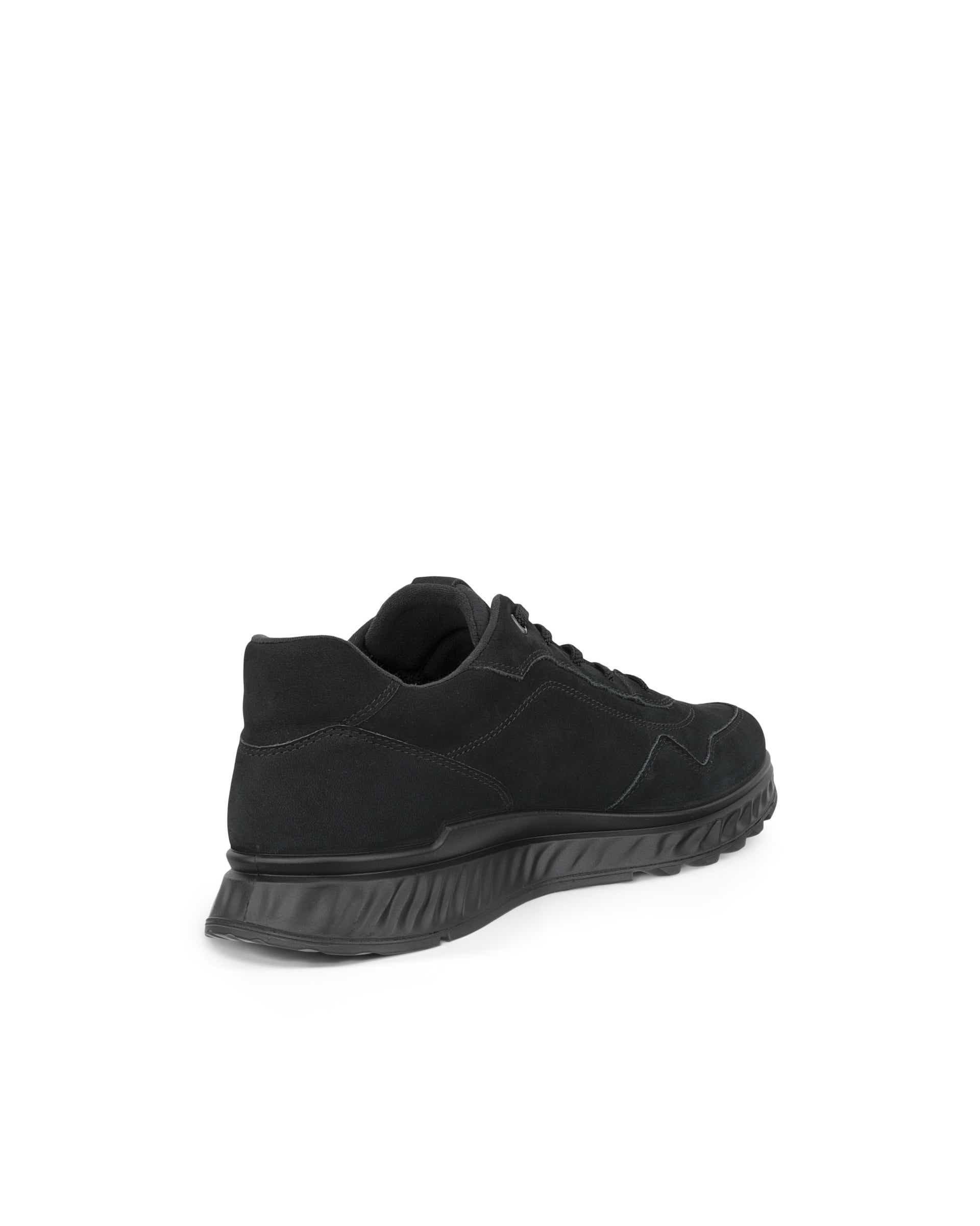 ECCO® EXOSTRIDE Damen Sneaker aus Nubukleder - Schwarz - Back