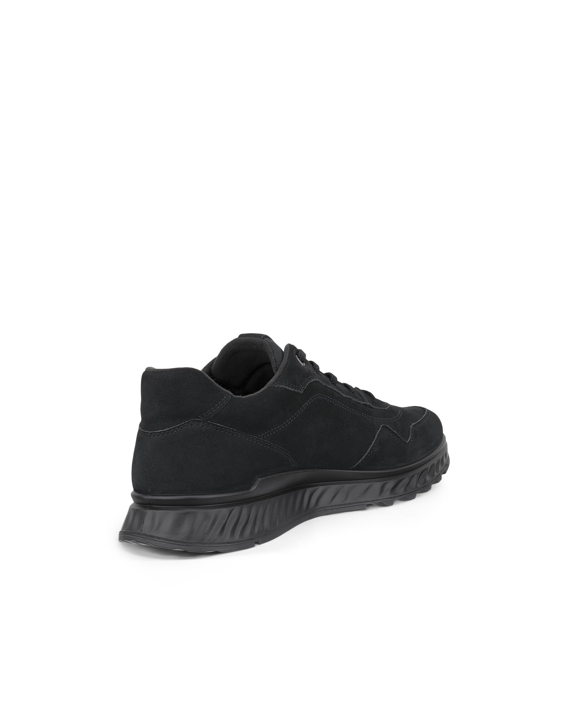 ECCO® EXOSTRIDE Damen Sneaker aus Nubukleder - Schwarz - Back