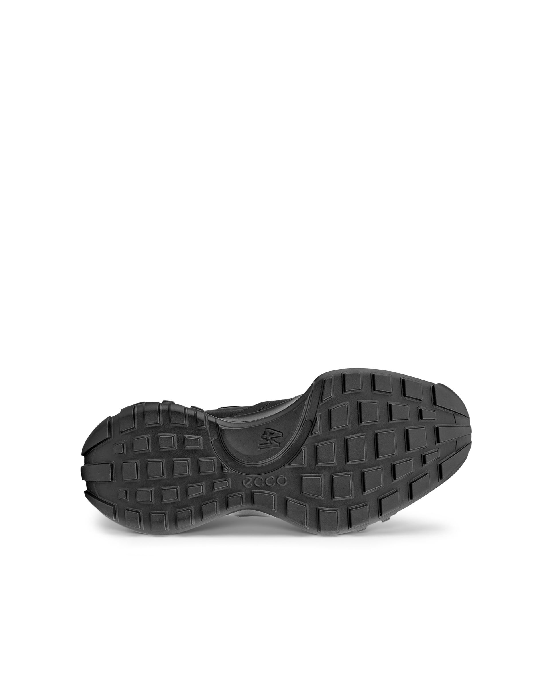 ECCO Retro Sneaker Low メンズ ヌバックGore-Texスニーカー | ブラック