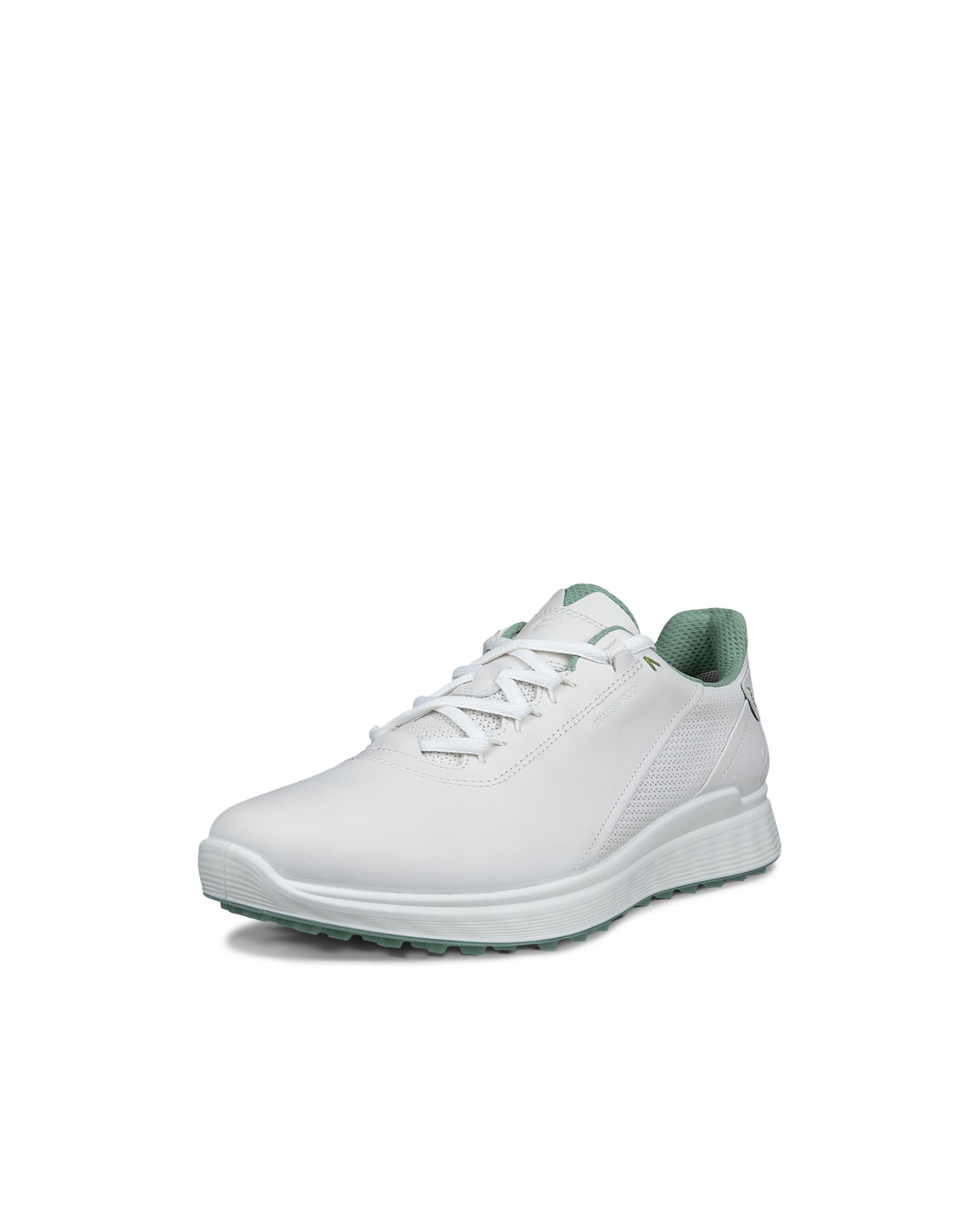 Men's ECCO® Golf S-Casual Leather Waterproof Golf Shoe - White - Main