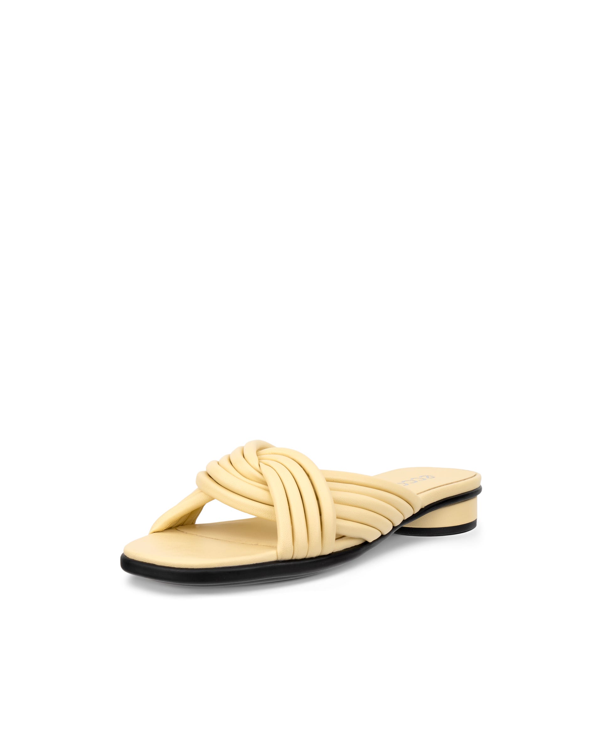 Women's ECCO® Sculpted Alba 25 Leather Slide - Yellow - Main