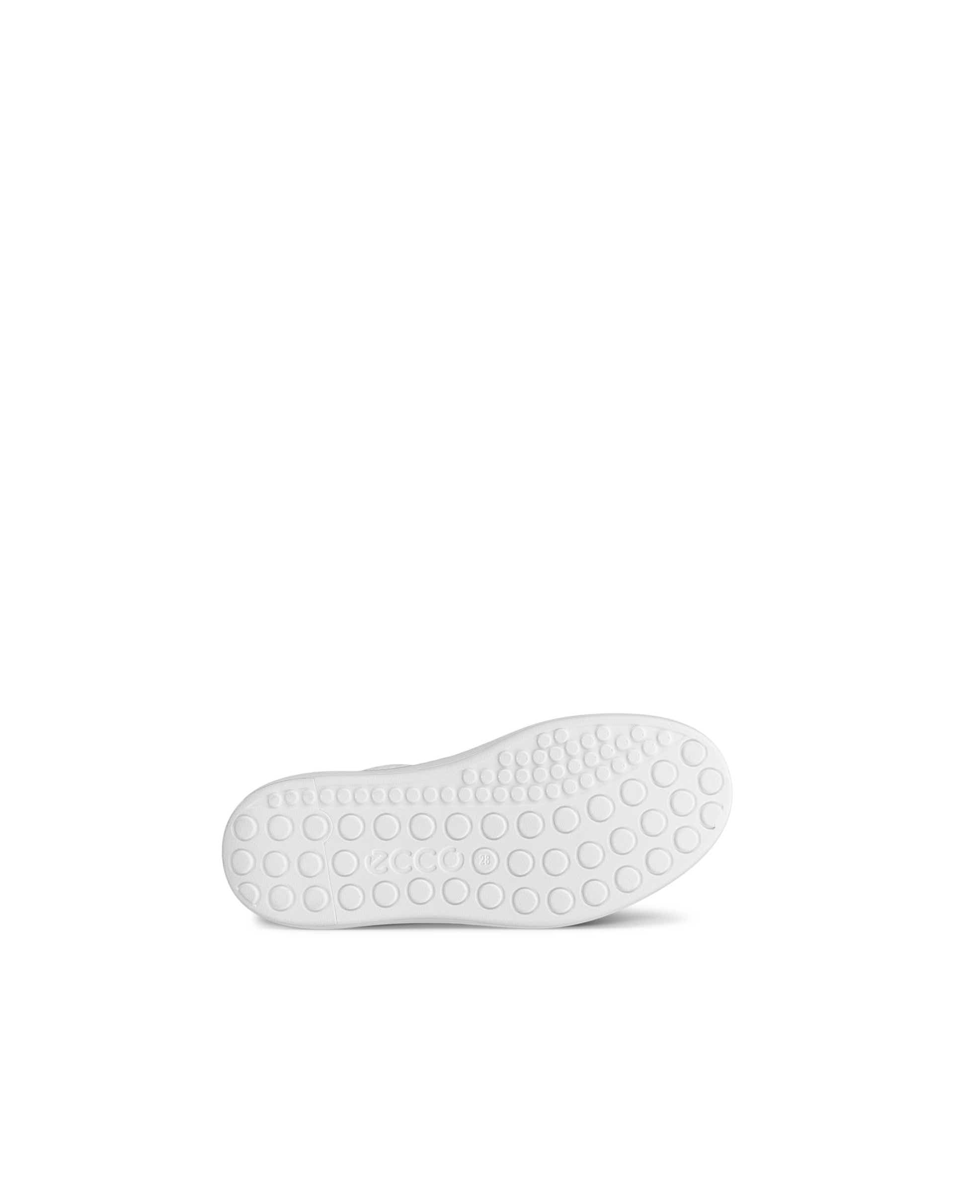 ECCO® Soft 60 baskets en cuir pour enfant - Blanc - Sole