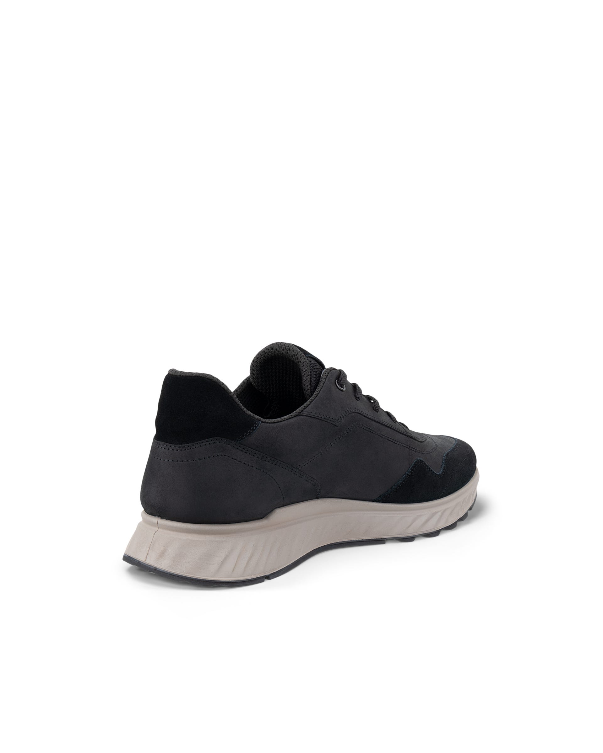 ECCO® EXOSTRIDE Herren Sneaker aus Nubukleder - Schwarz - Outside