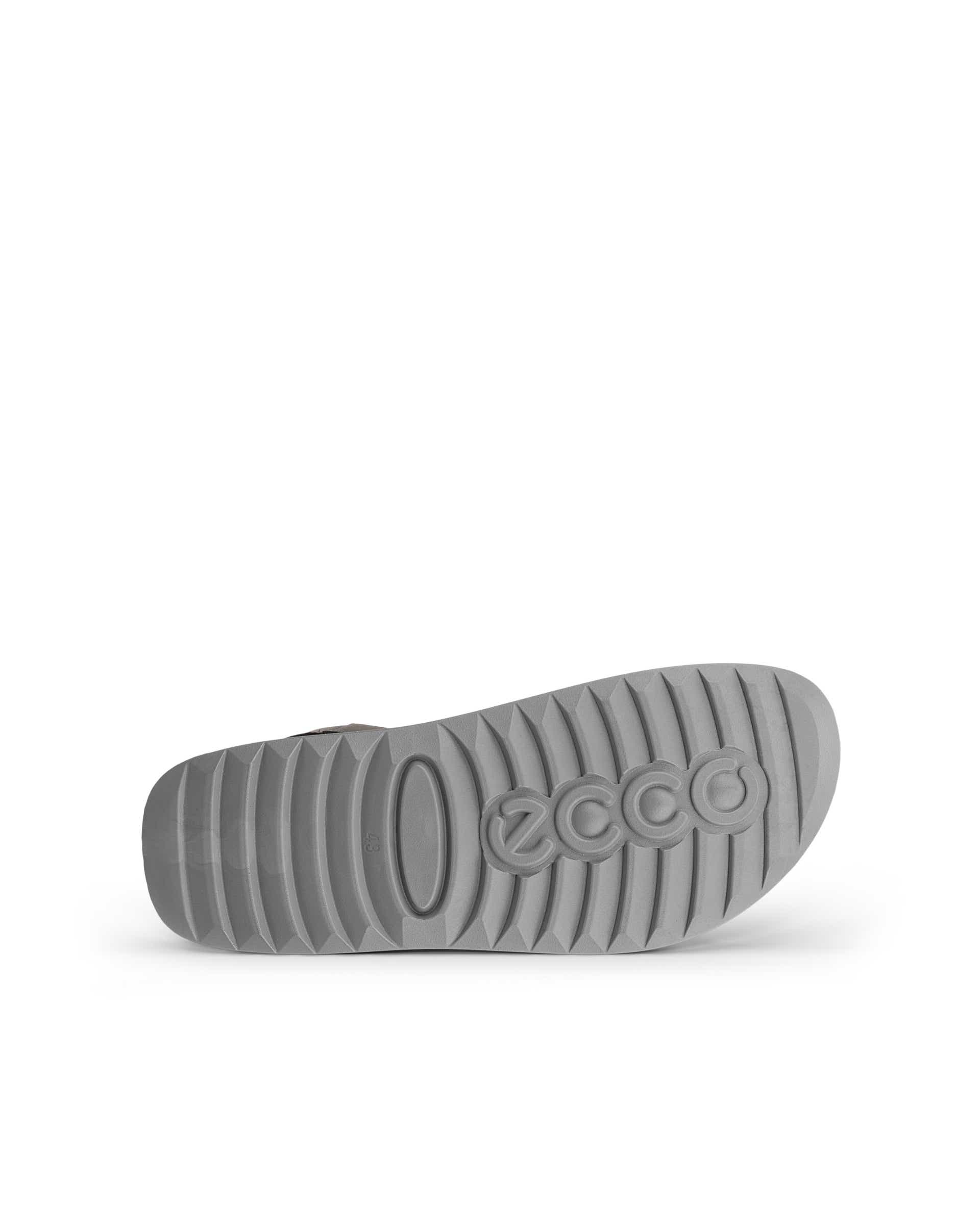 ECCO® Cozmo sandale en nubuck deux brides pour homme - Gris - Sole