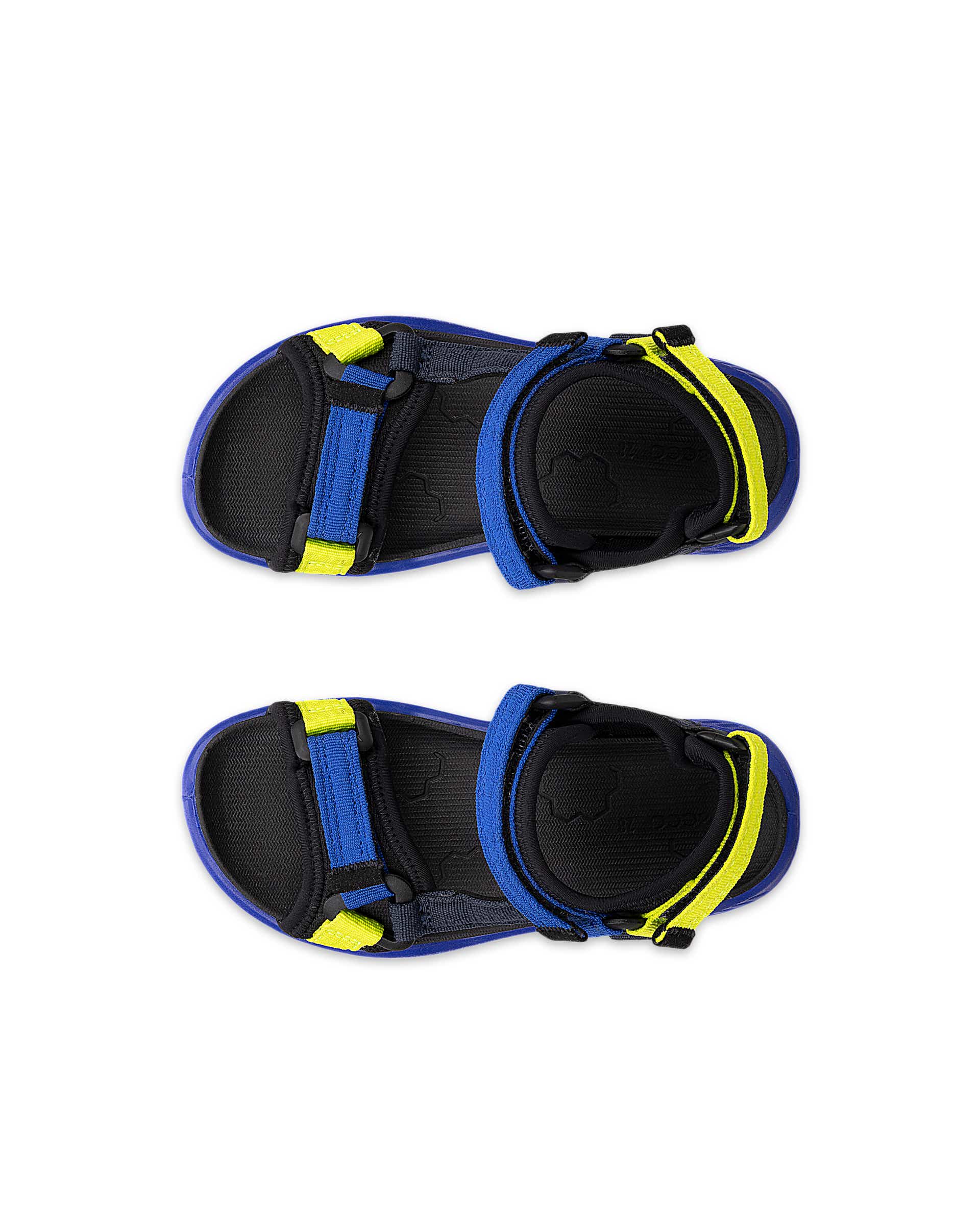 Dziecięce tekstylne sandały ECCO® X-TRINSIC - Niebieski - Top left pair