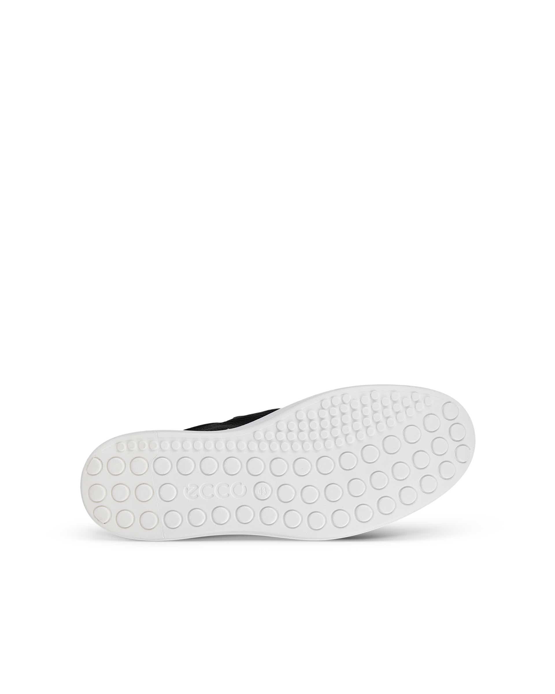 Men's ECCO® Soft 60 Leather Sneaker - Black - Sole